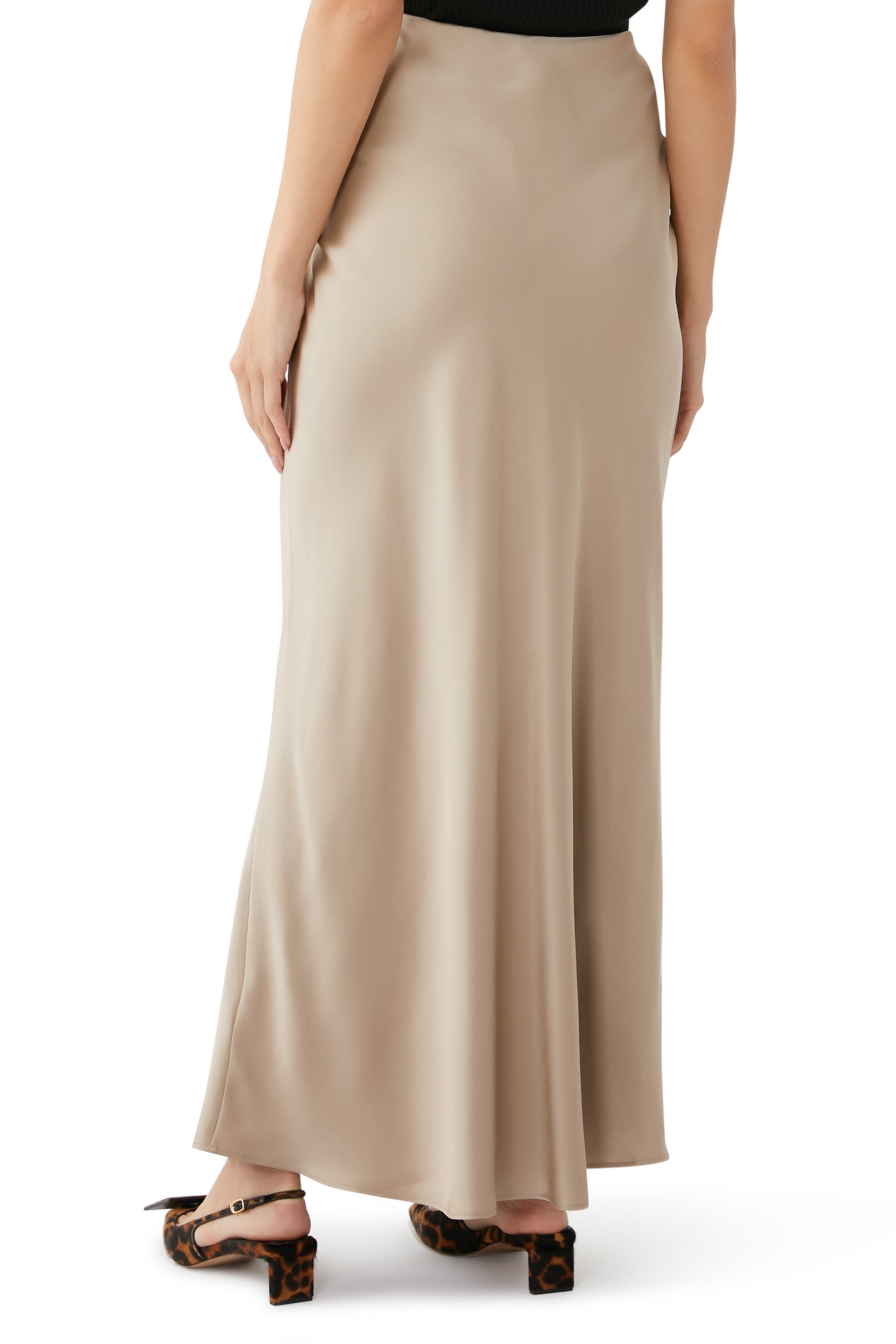 Bar Silk Maxi Skirt