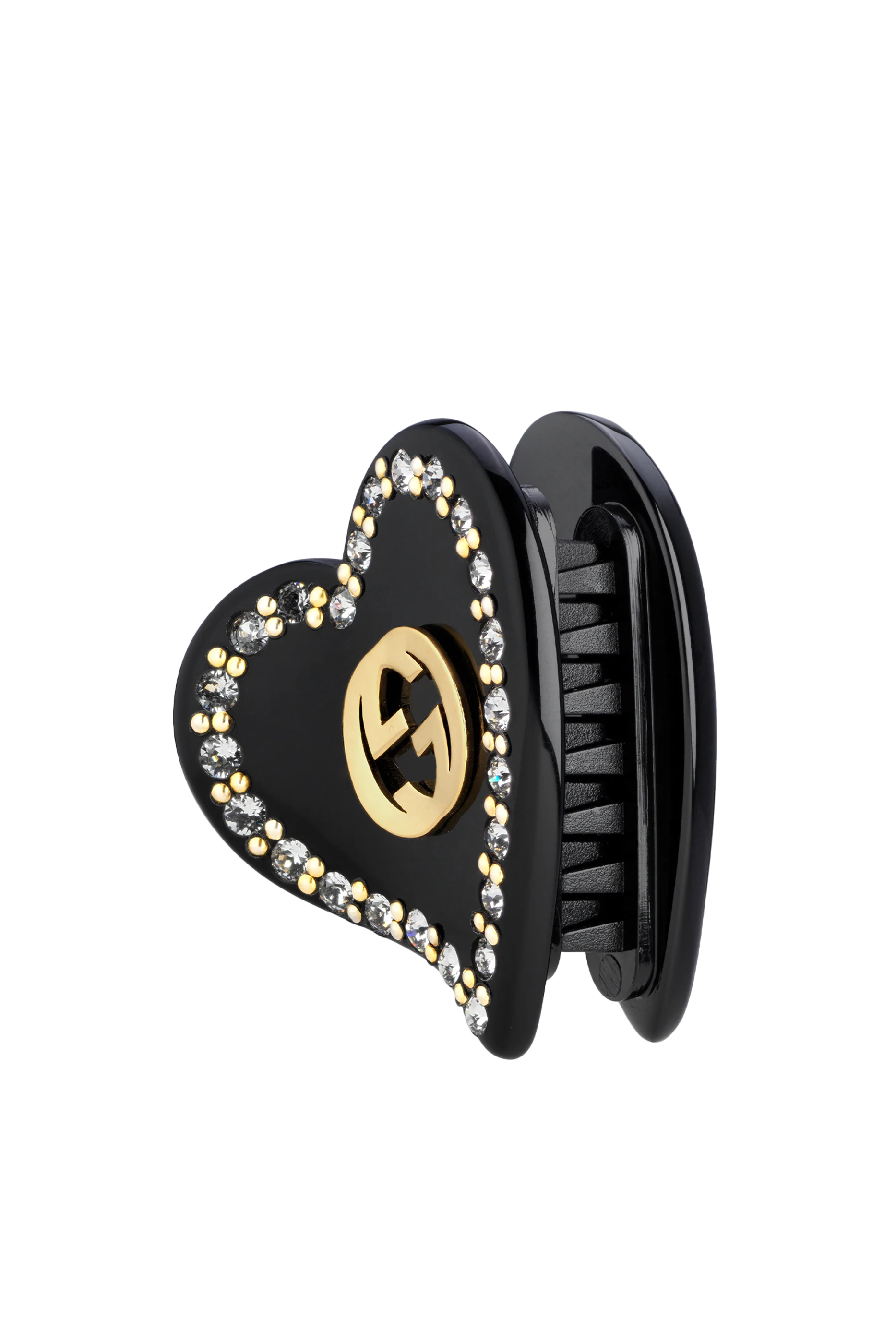 Interlocking G Heart Hair Clip