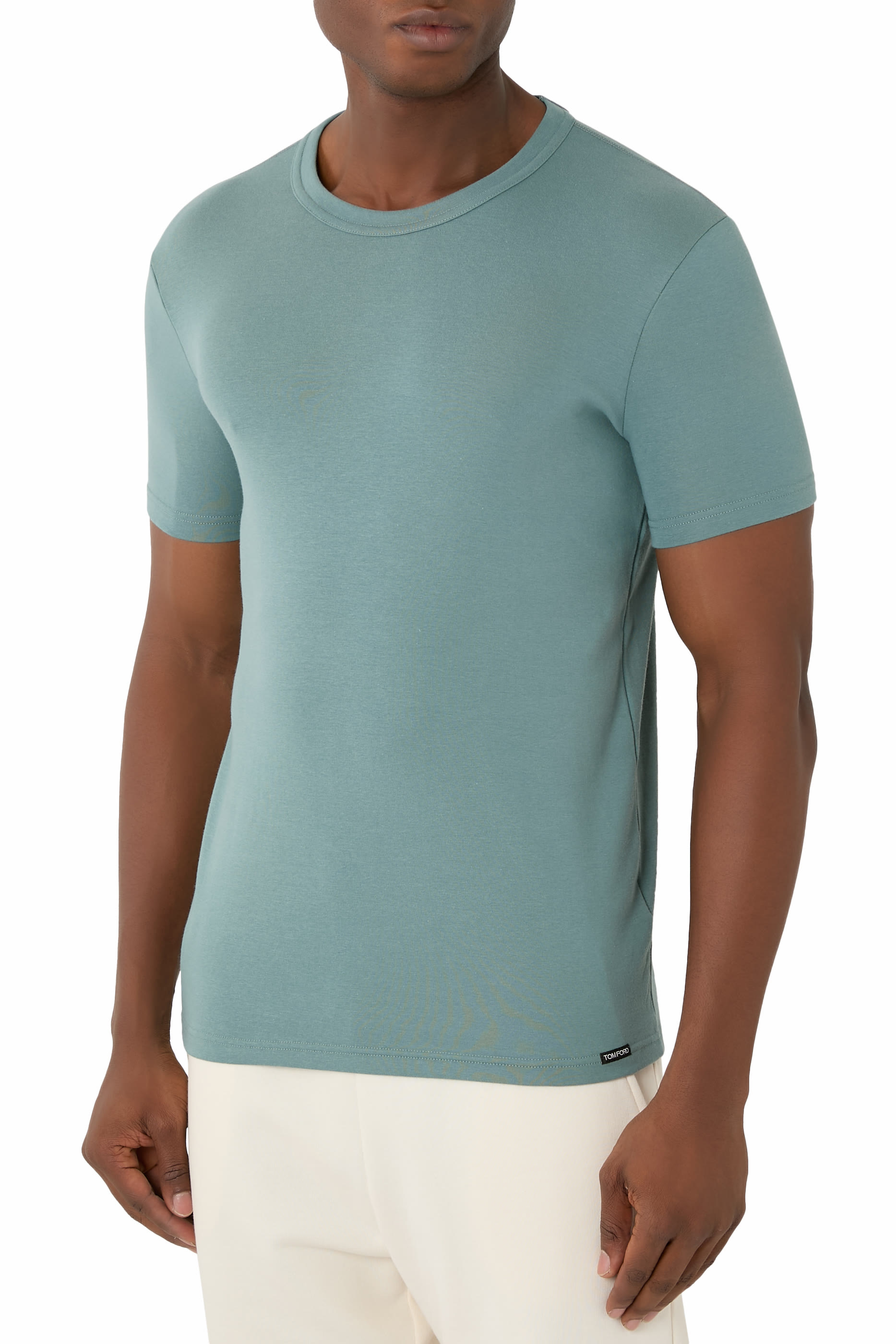 Cotton Crewneck T-Shirt