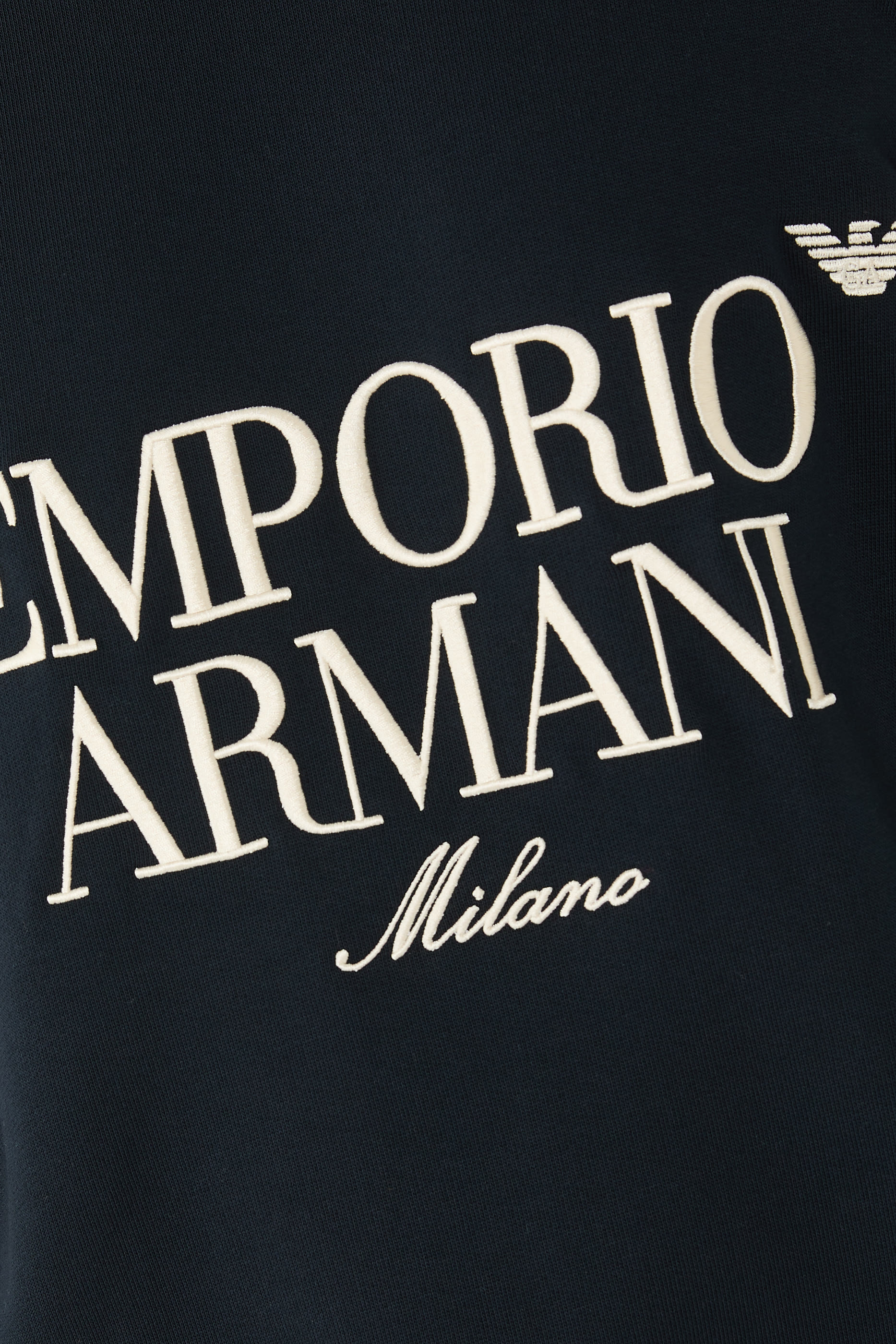 Embroidered Logo French Terry Jersey Sweatshirt