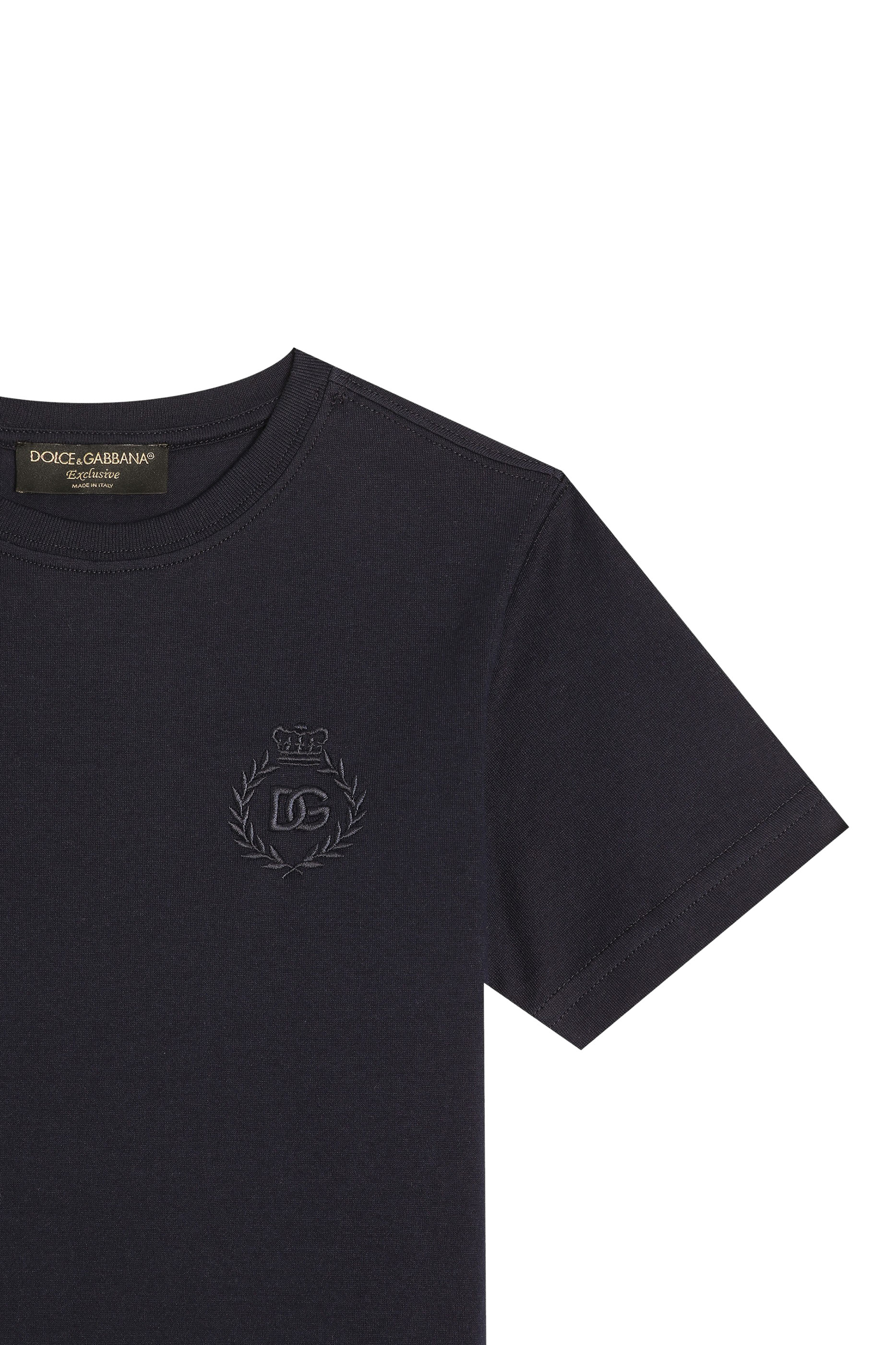 Kids Logo Embroidery Jersey T-Shirt