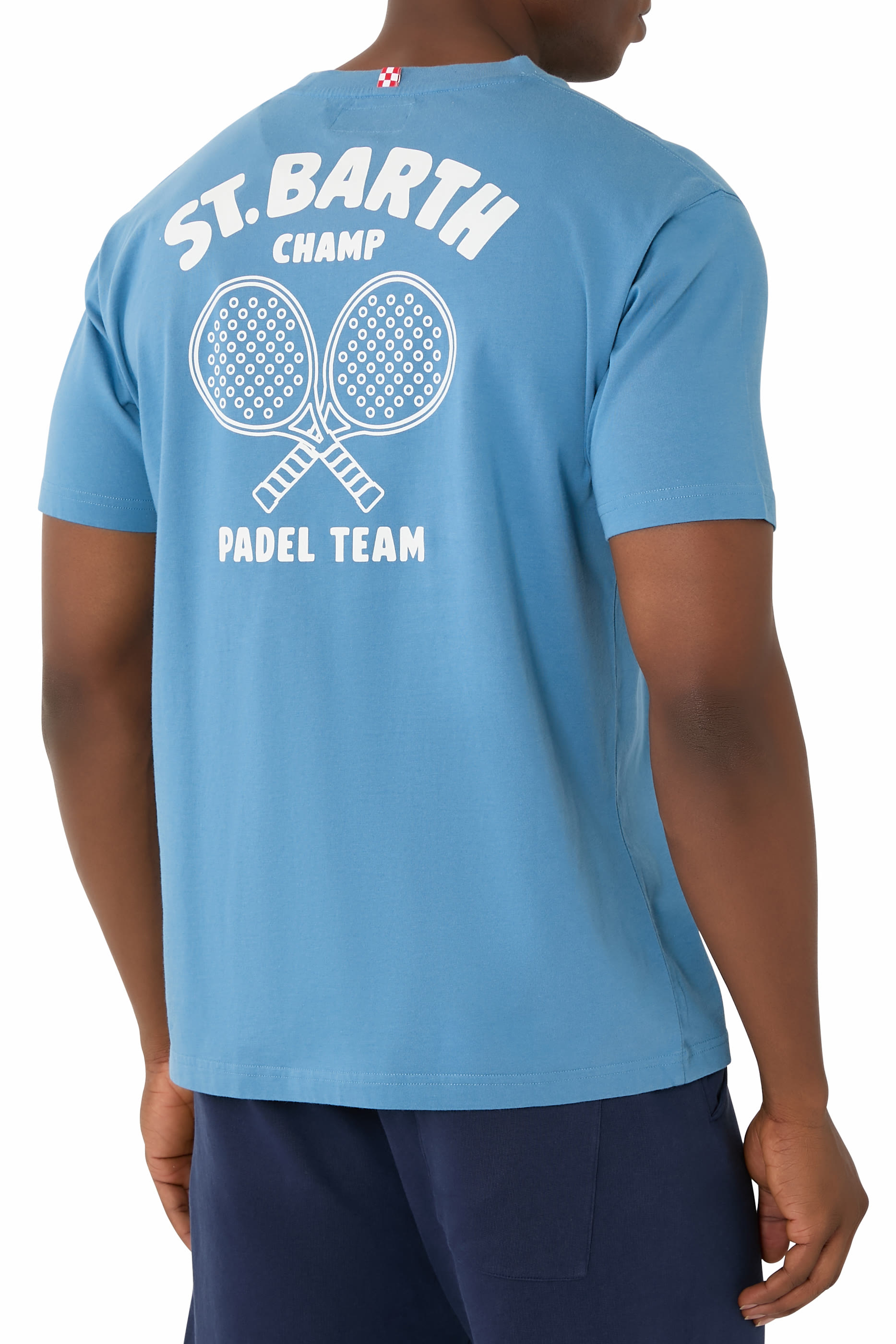St. Barth Padel Club Print Heavy Cotton T-Shirt