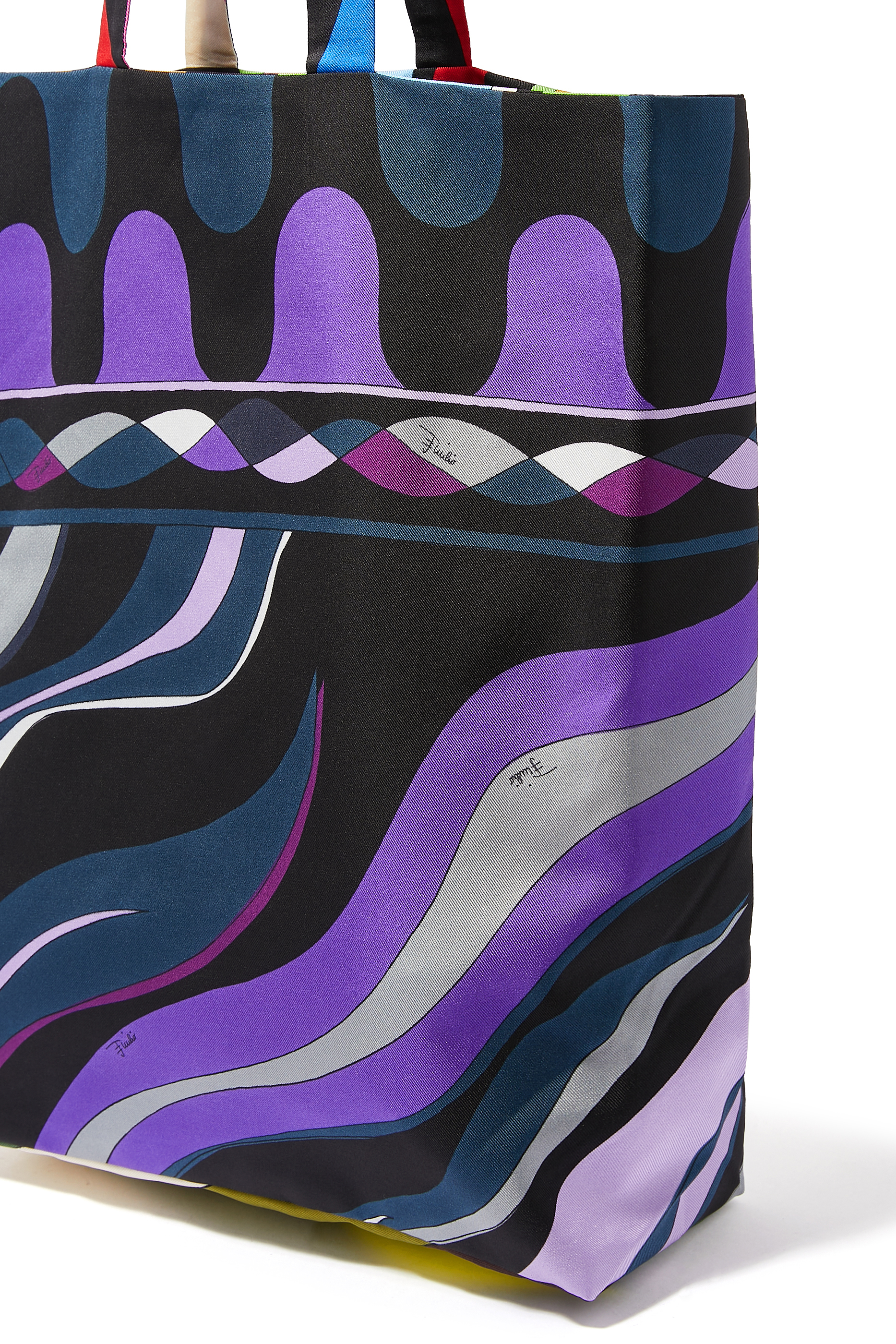 Gallery Reversible Silk Twill Tote Bag