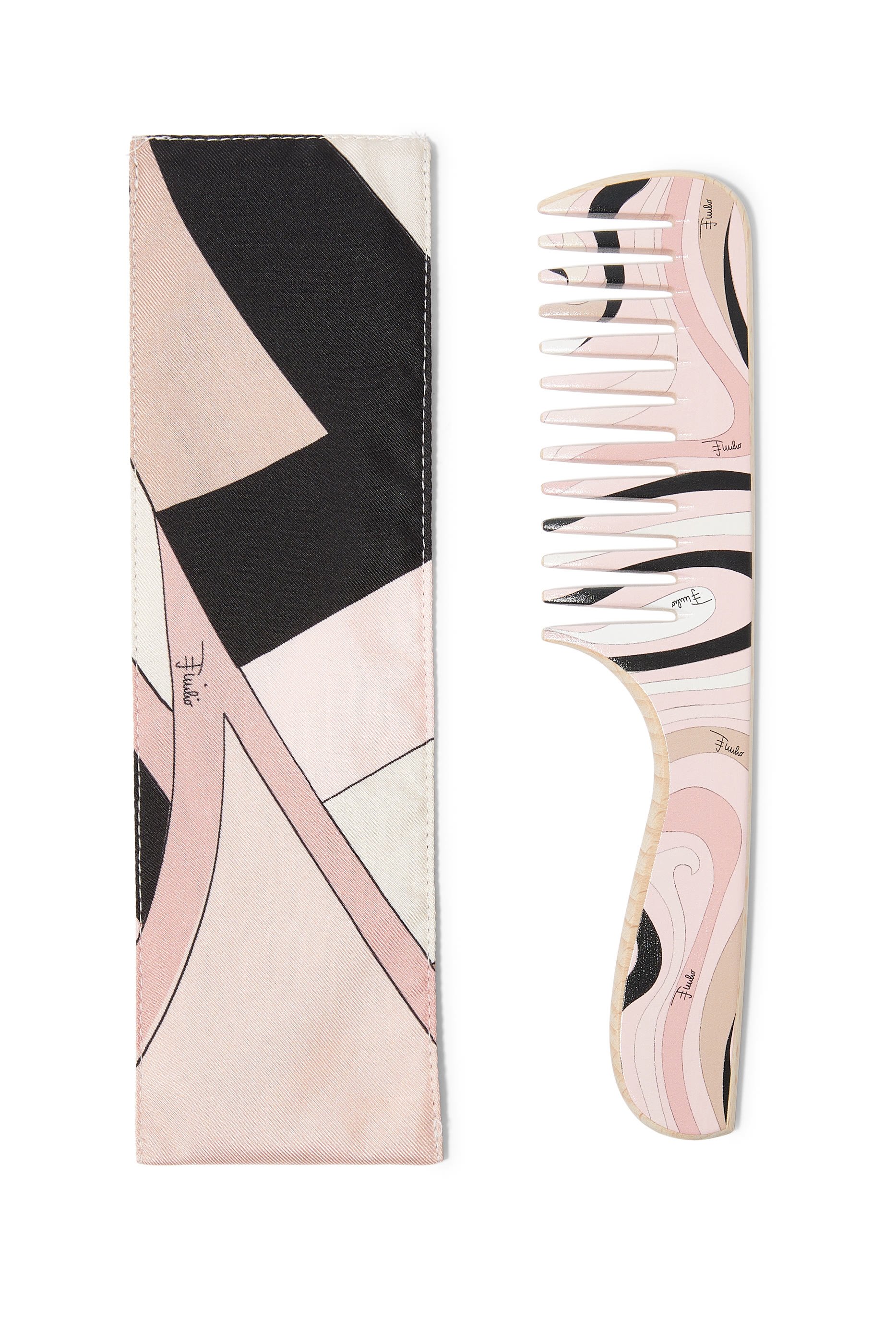 Wooden Comb with Case