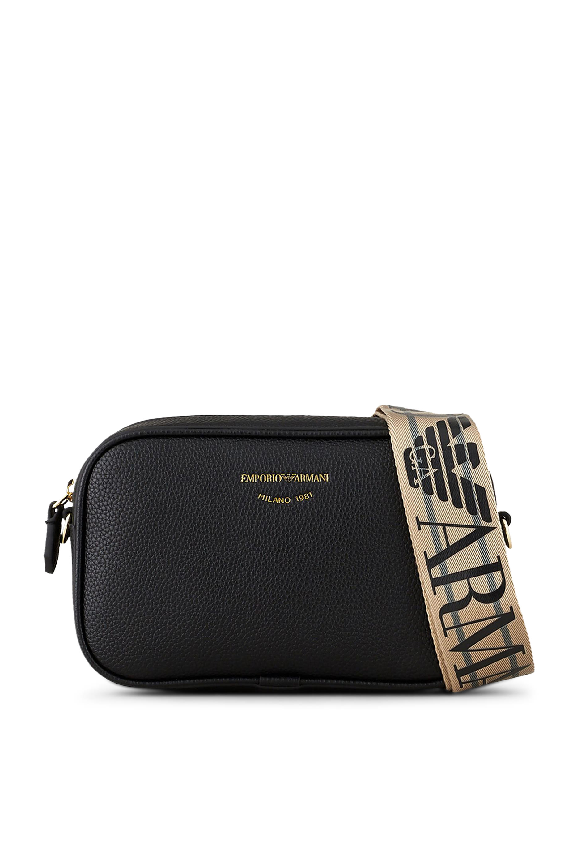 Deer-Print Camera Case with Shoulder Strap