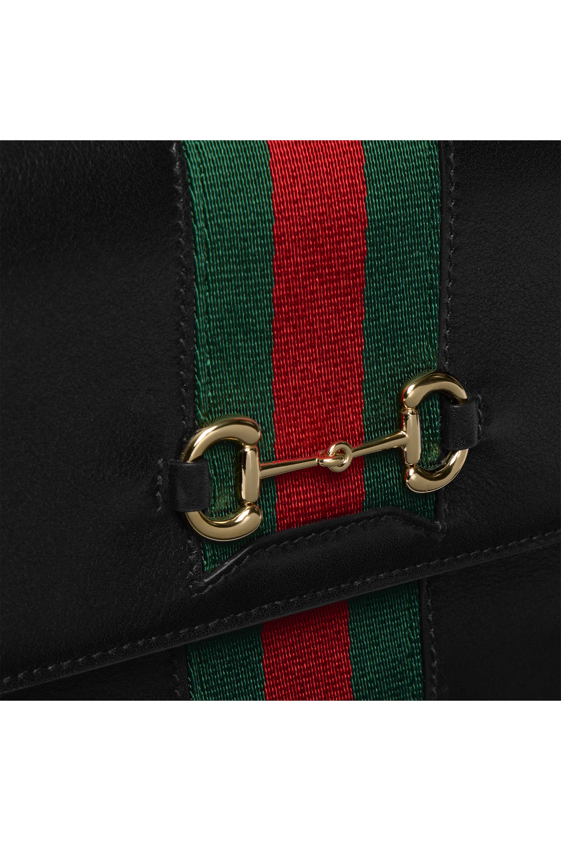 Horsebit Web Wallet with Strap