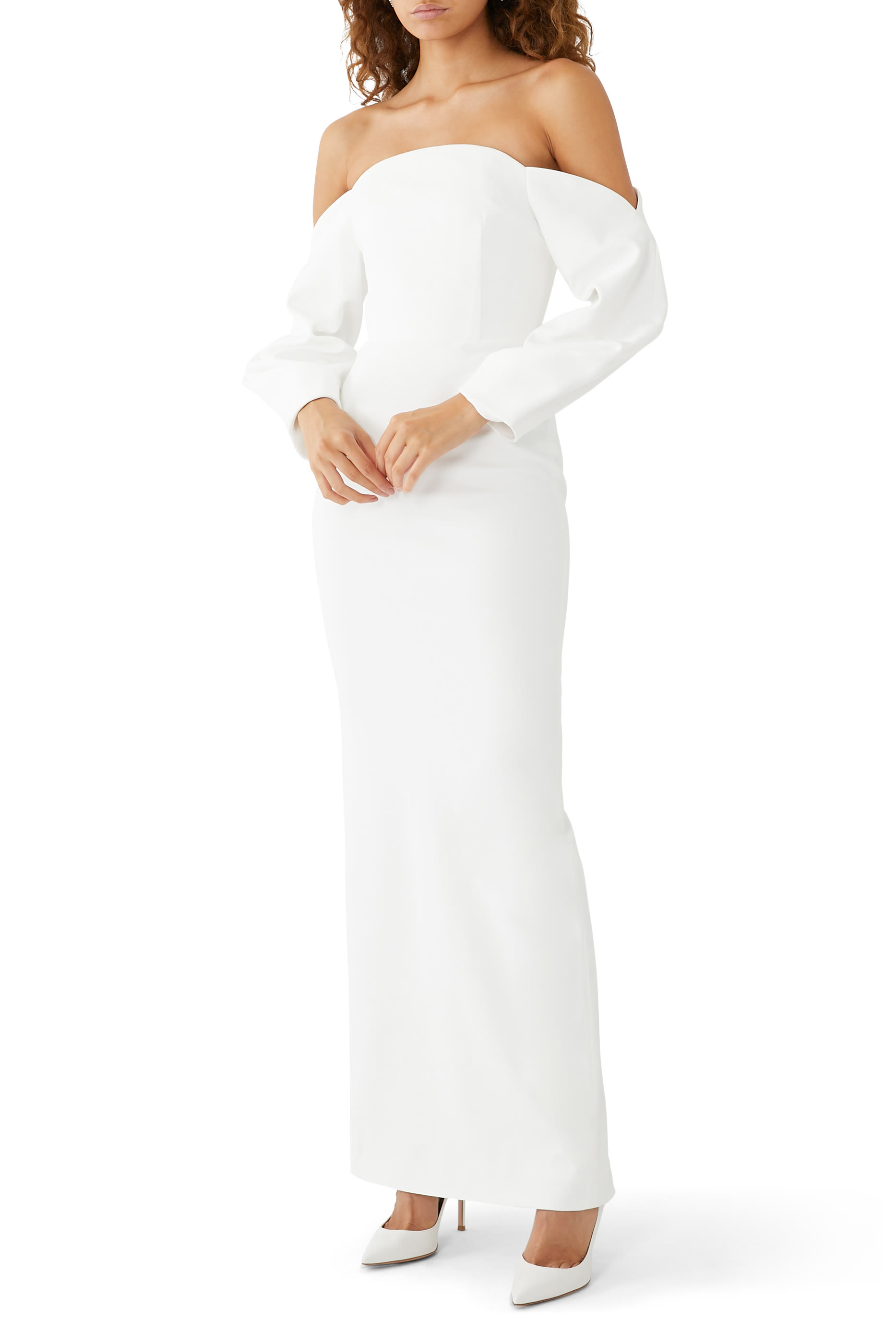 Lotta Cr&ecirc;pe Evening Gown