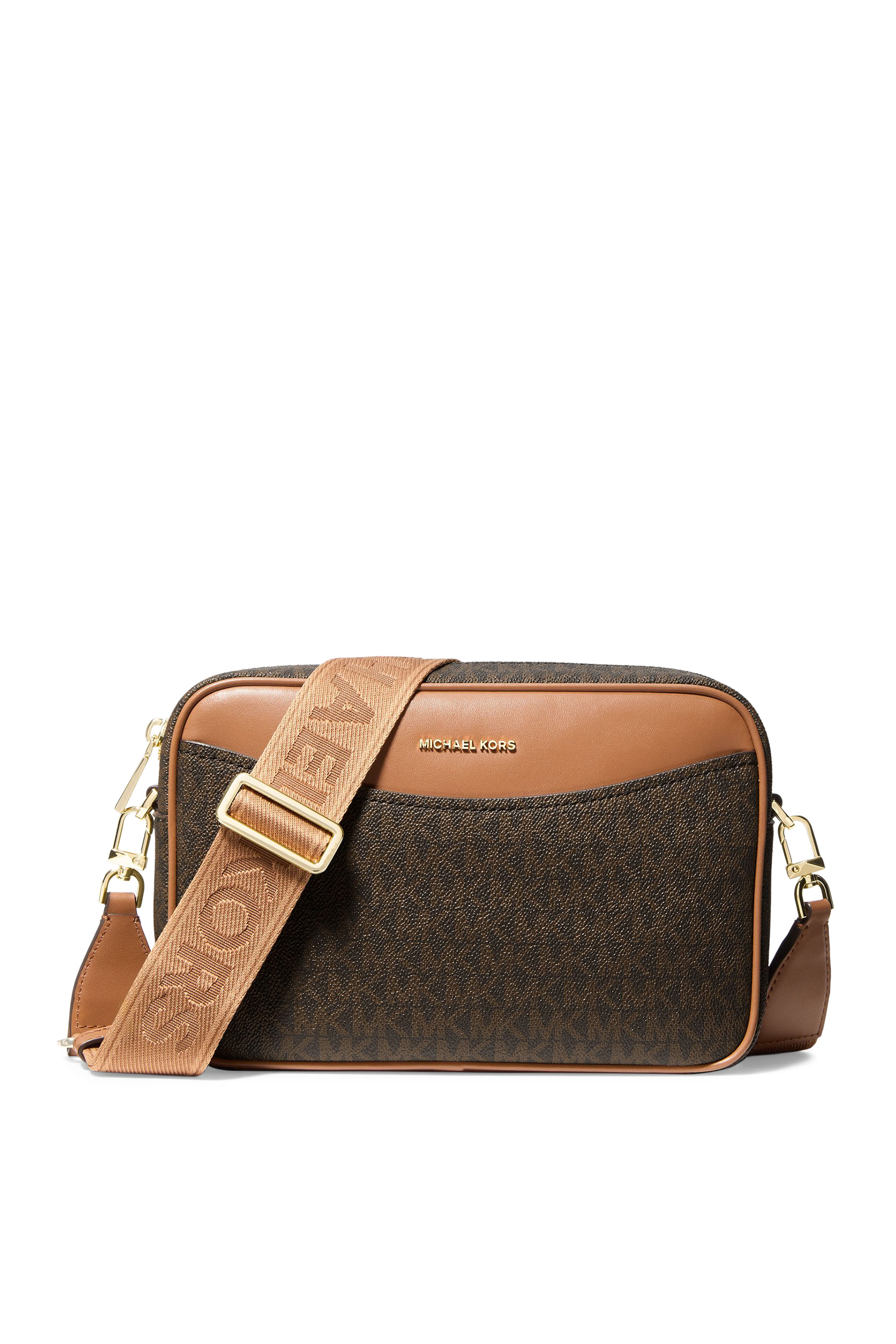 Bev Large Signature Logo Crossbody Bag