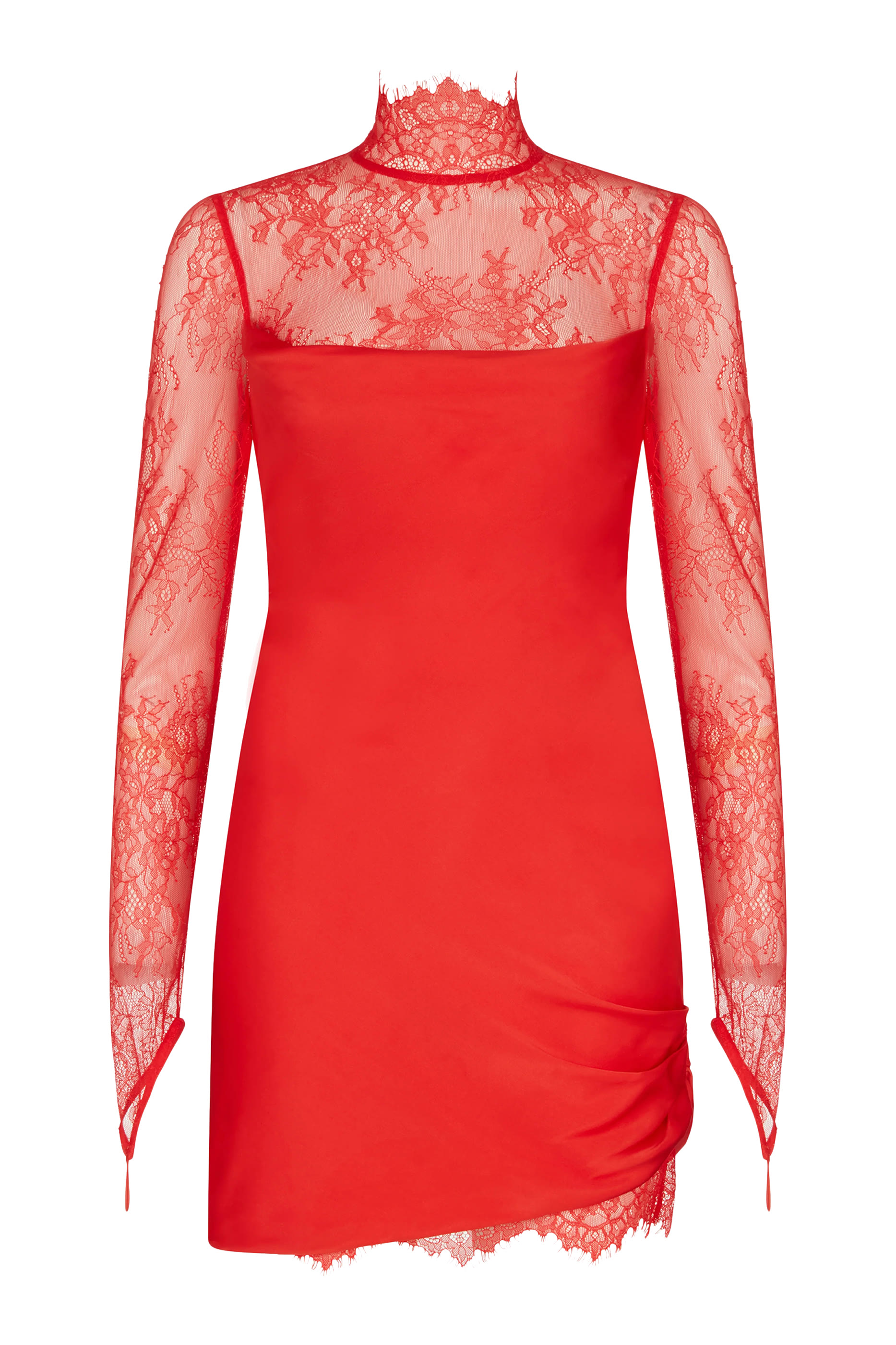 Lace Detail Mini Dress