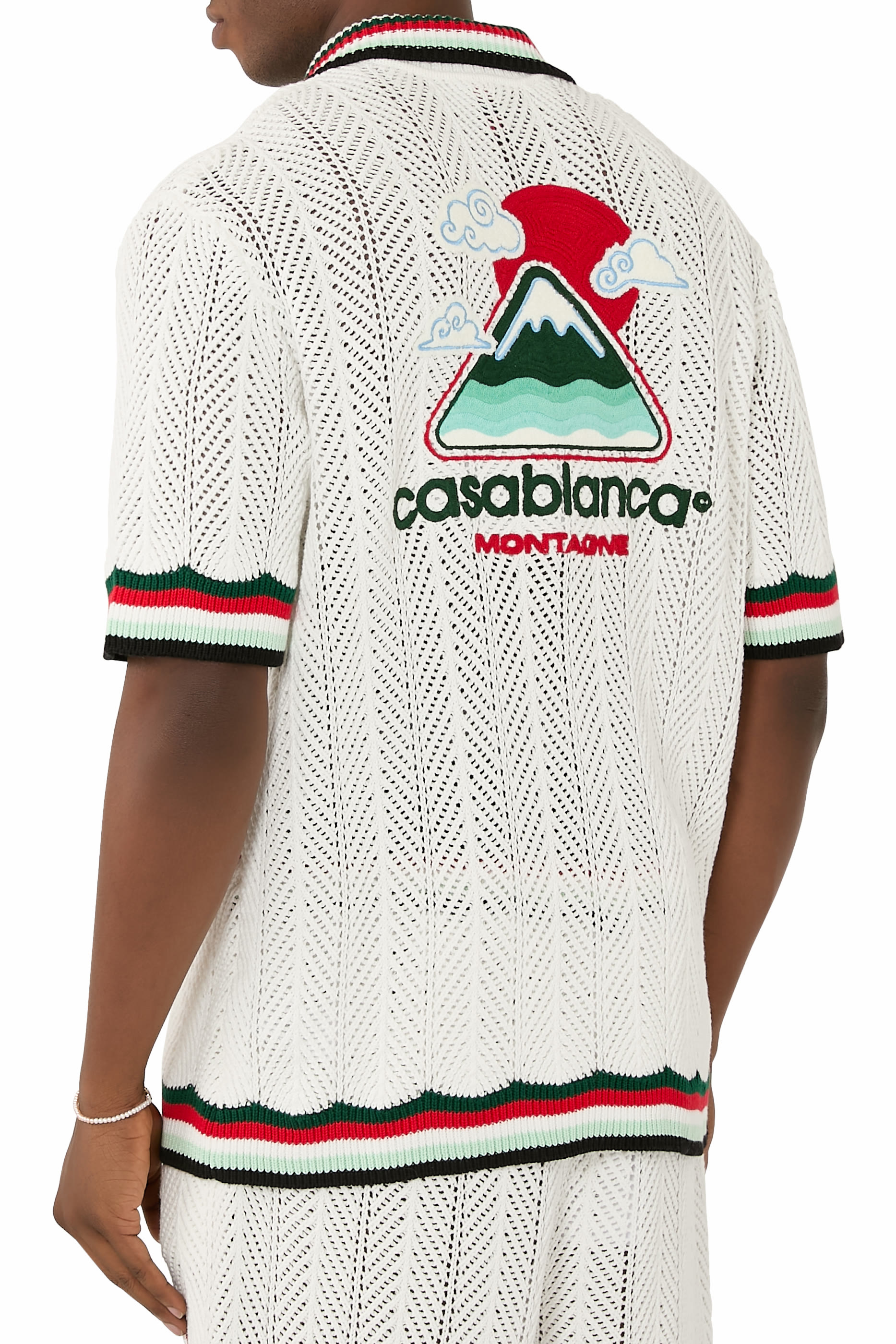 Montagne Ondulée Crochet Shirt 