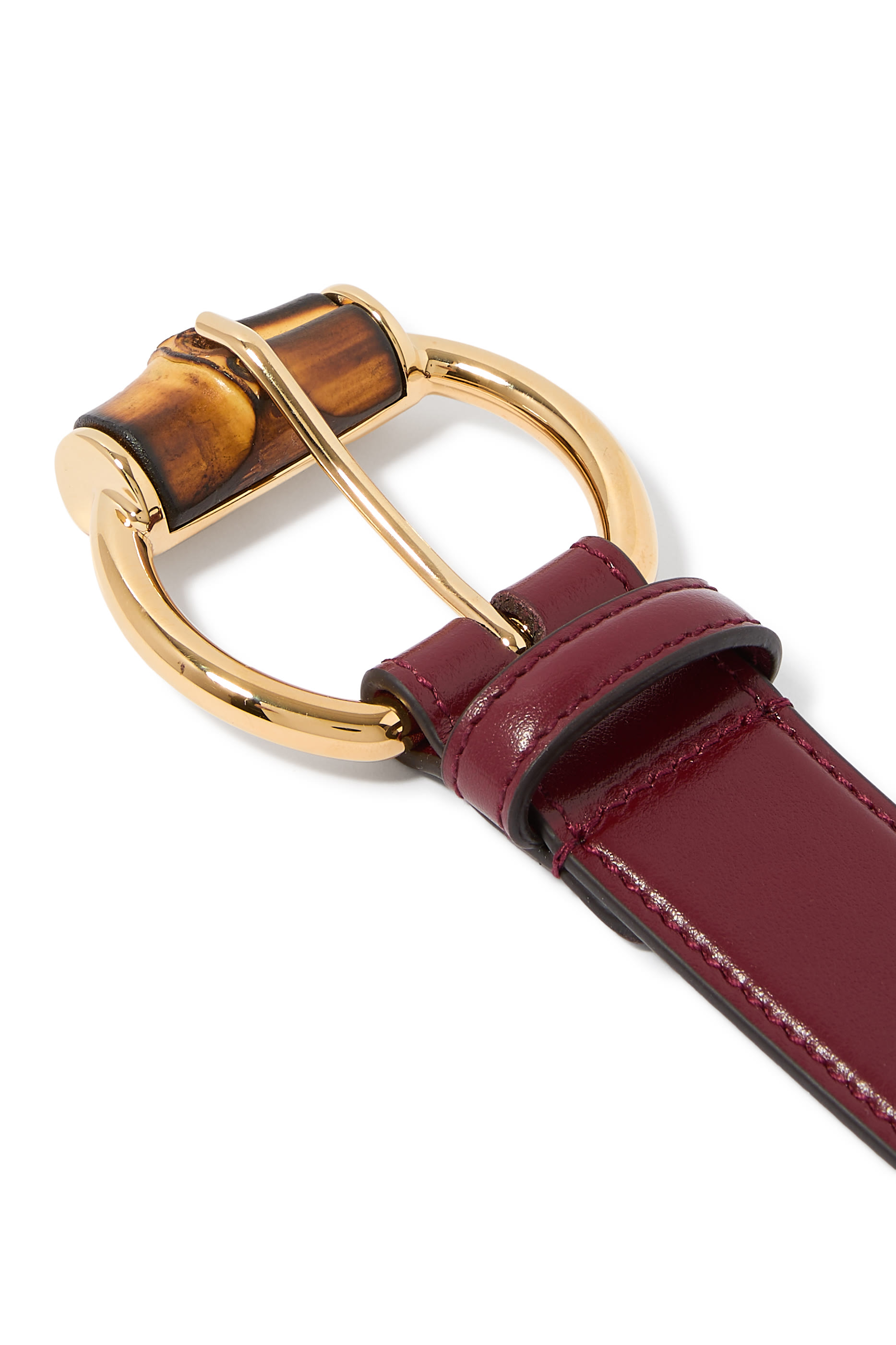 Belt with Bamboo Detail Buckle