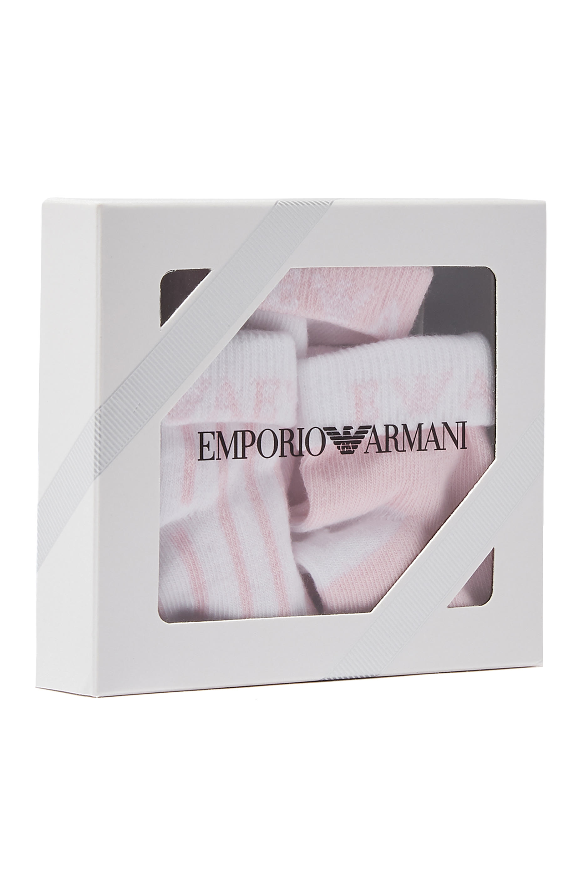 Kids Logo Print Socks, Set of Three