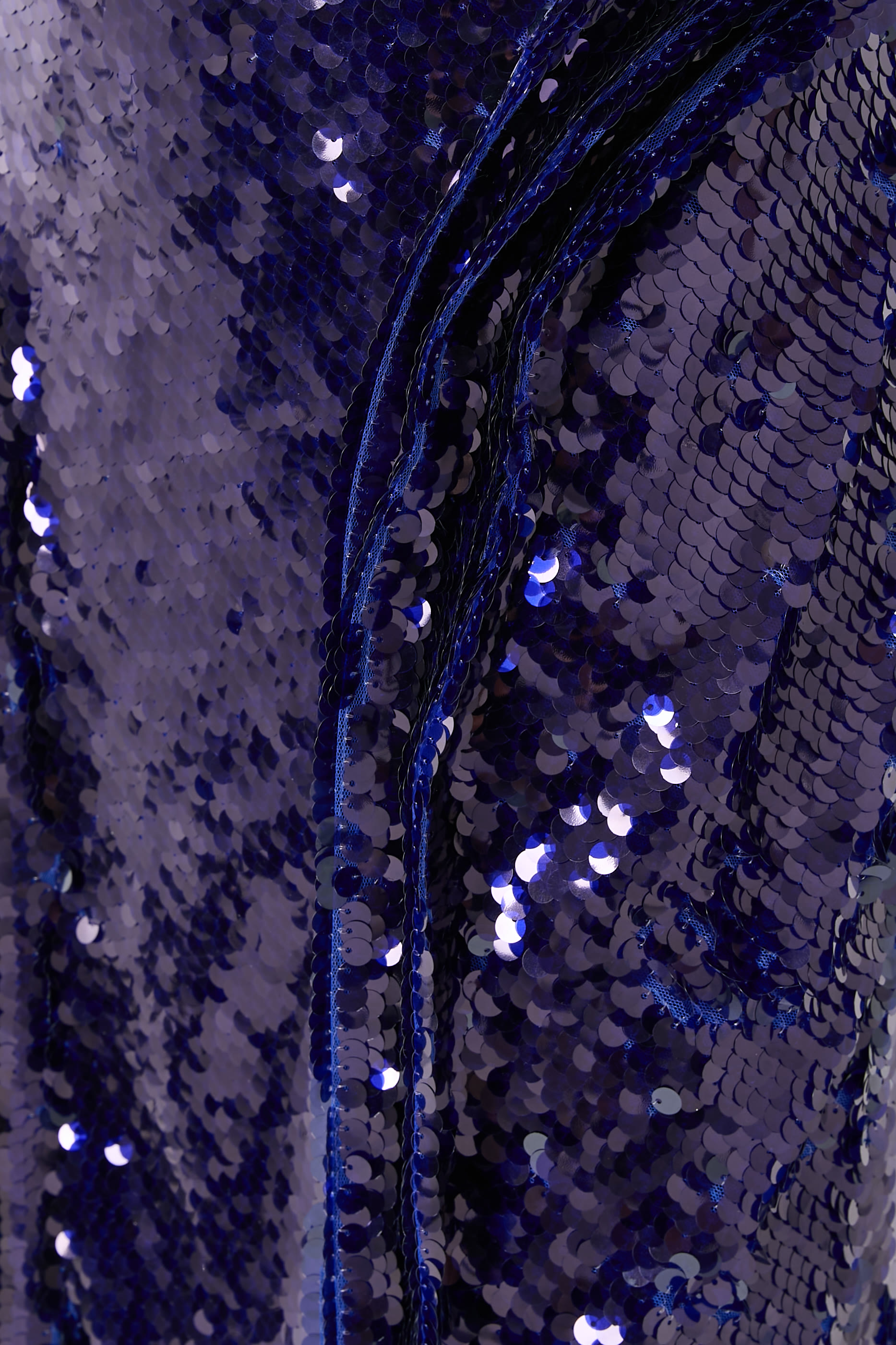  Azure Paillette Column Gown