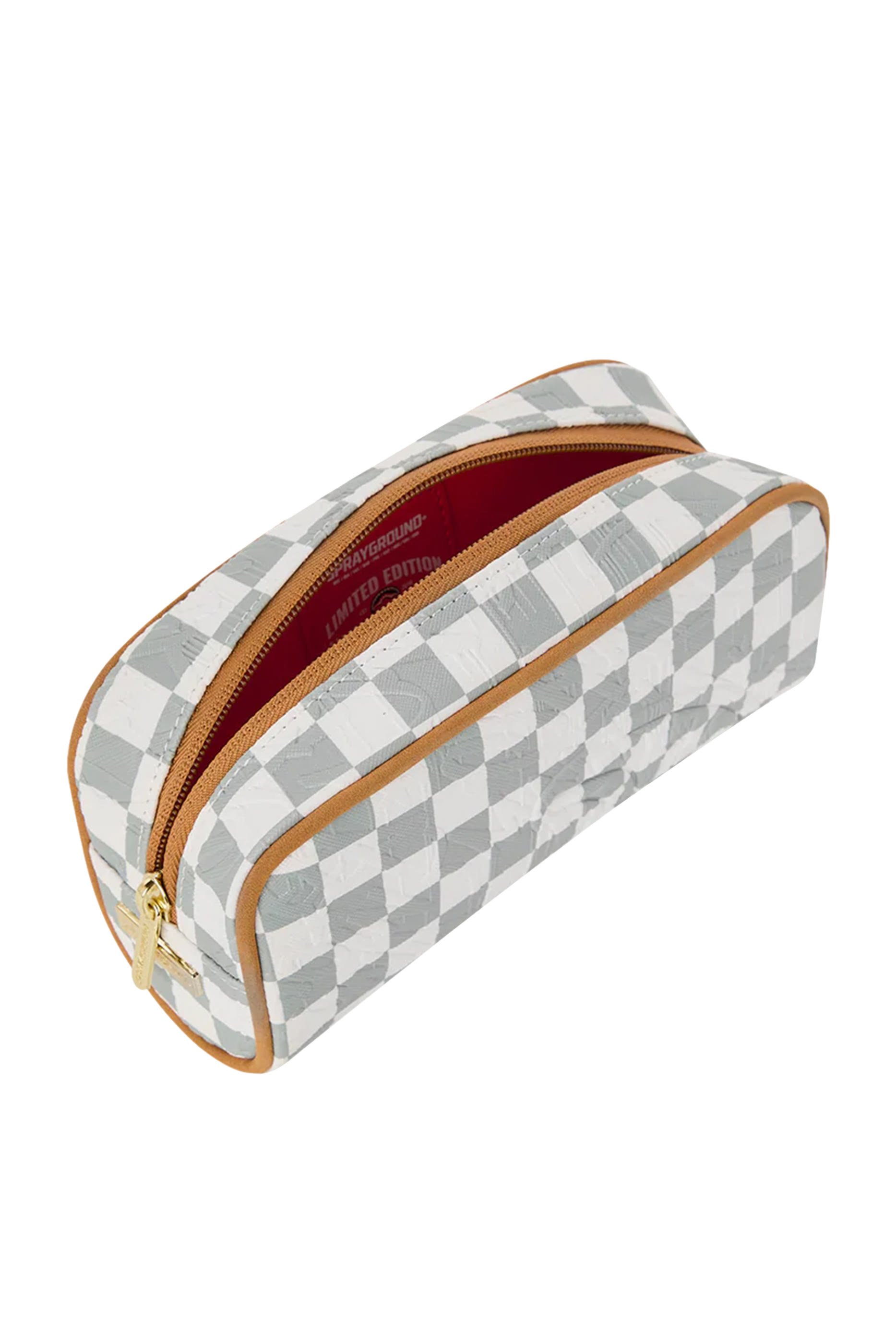 Kids Graff Embossed Check Pouch