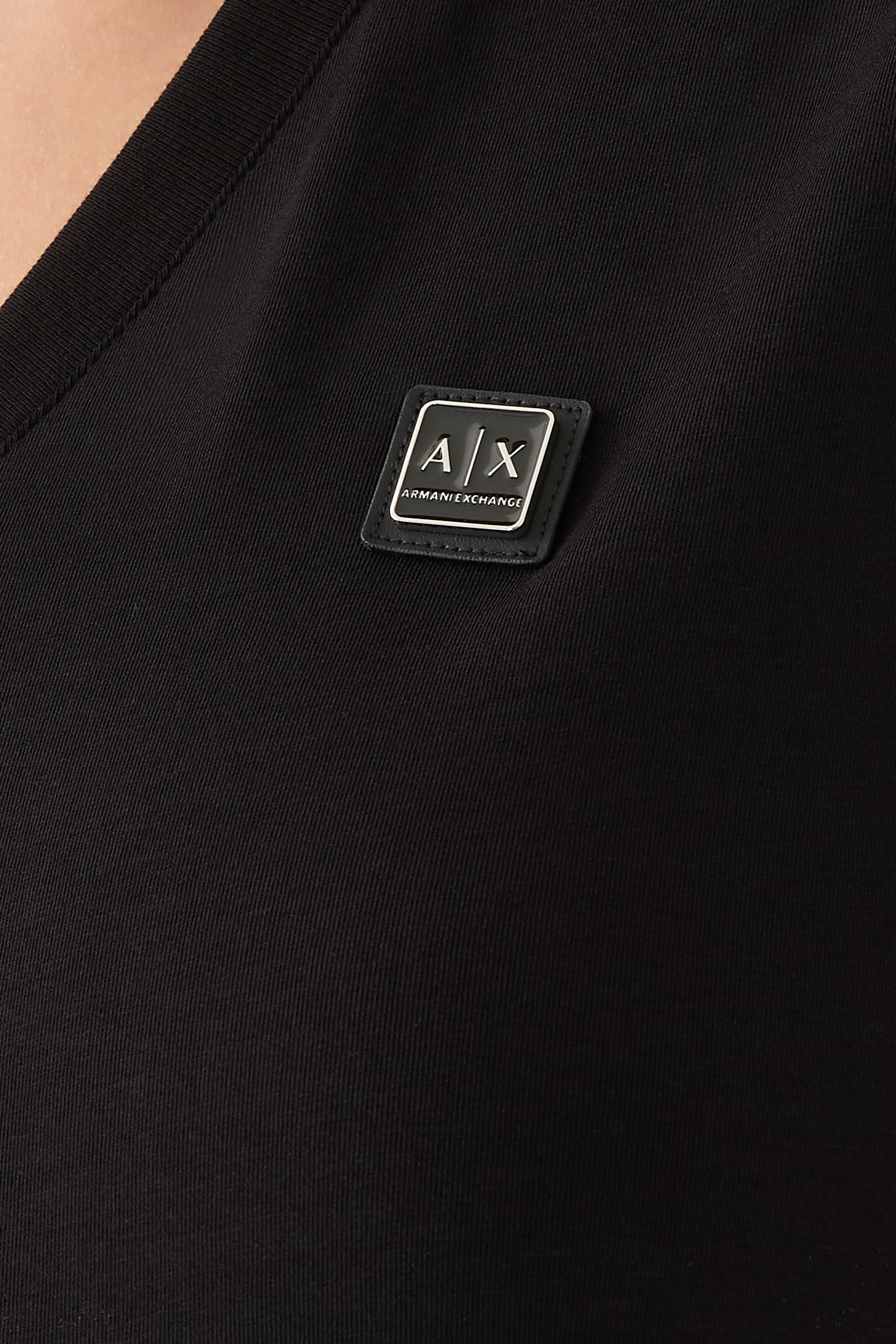 AX Logo V-Neck T-Shirt