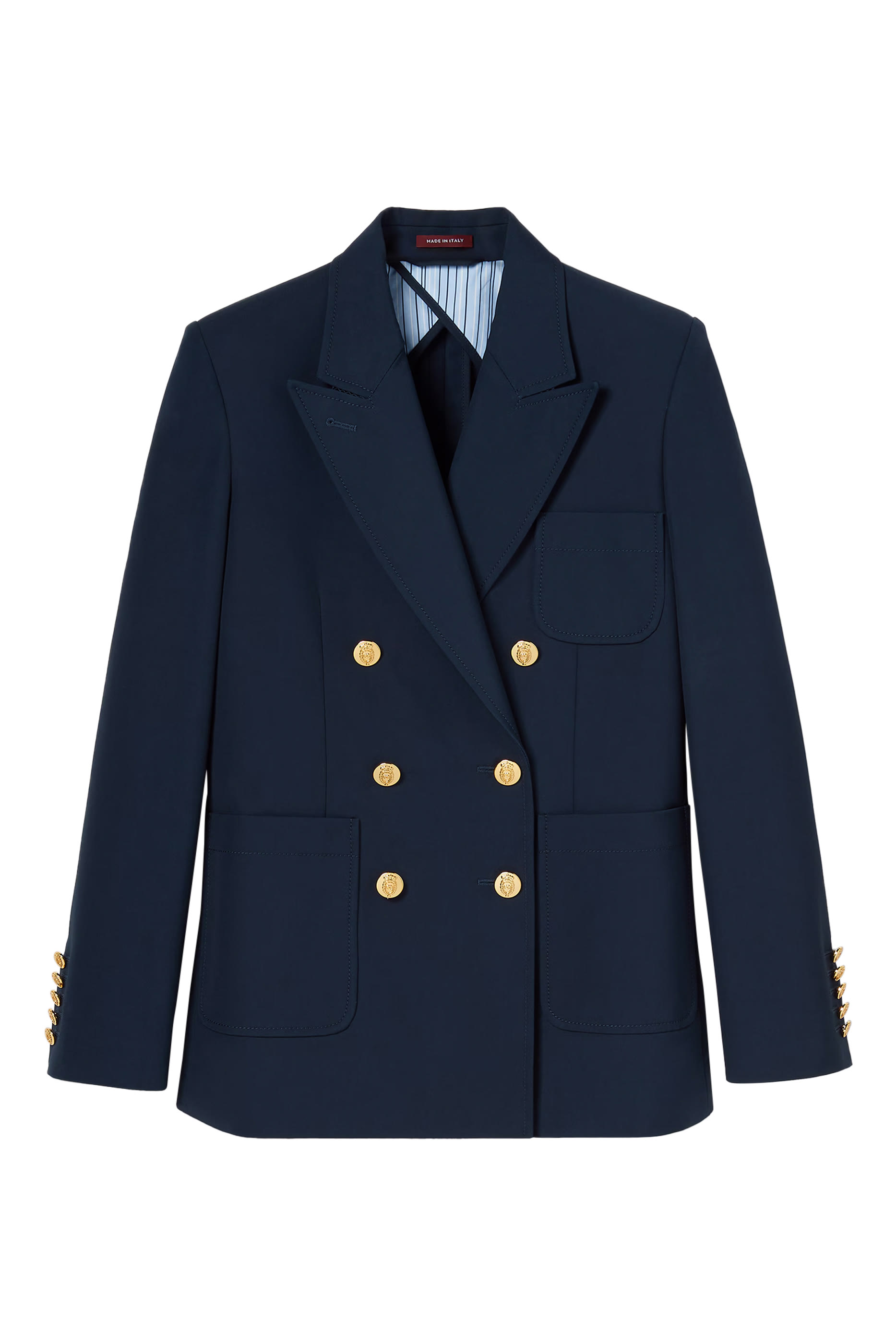 Double-Breasted Cotton Jacket