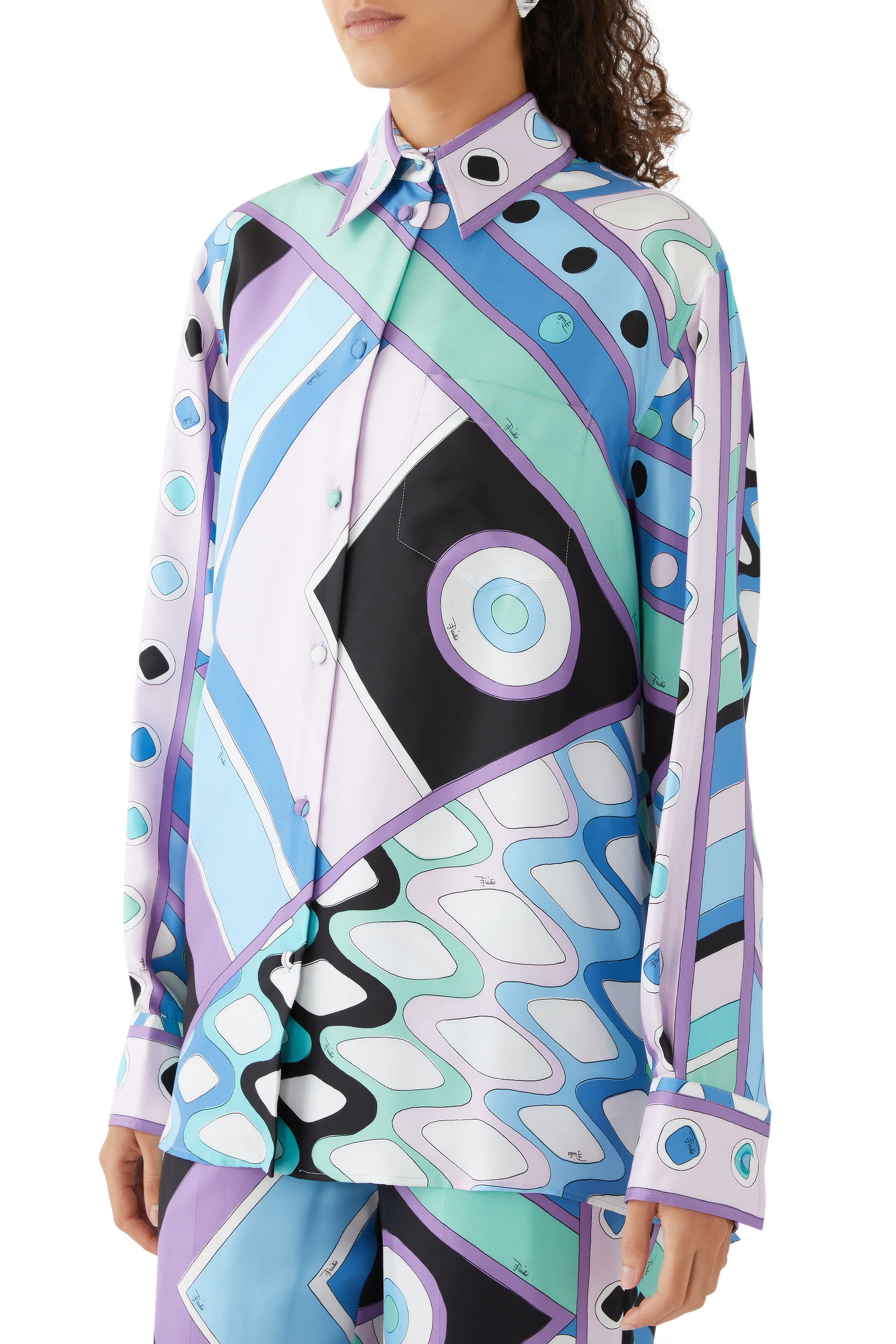 Vivara-Print Silk-Twill Shirt