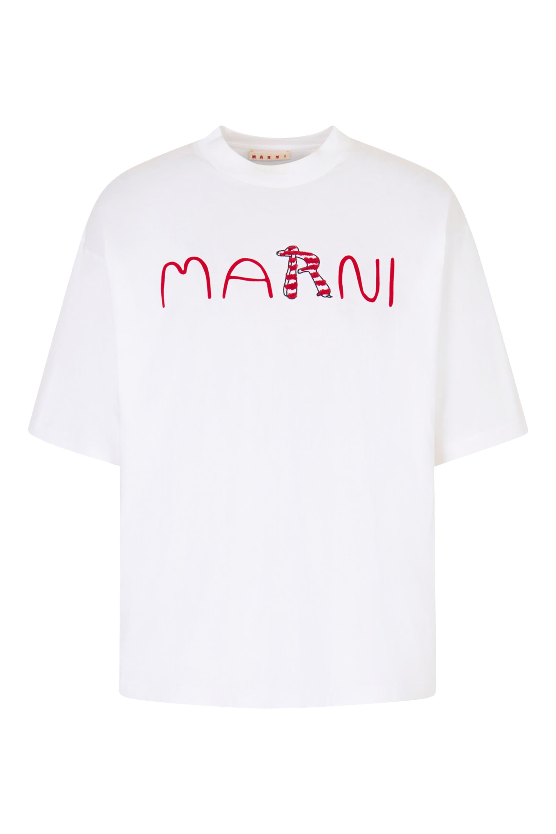 Flocked Animal Alphabet Logo T-Shirt