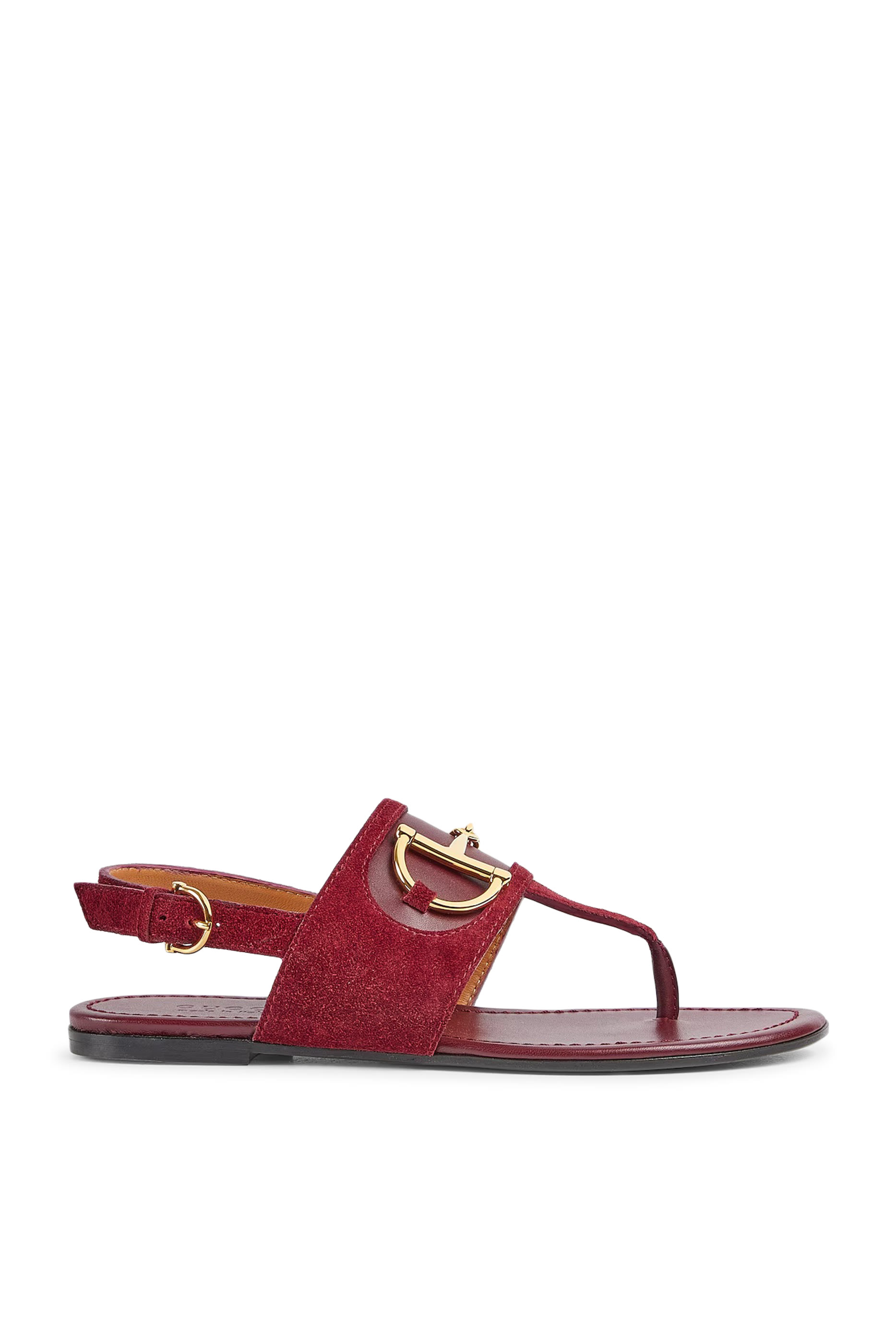 Horsebit Thong Sandals