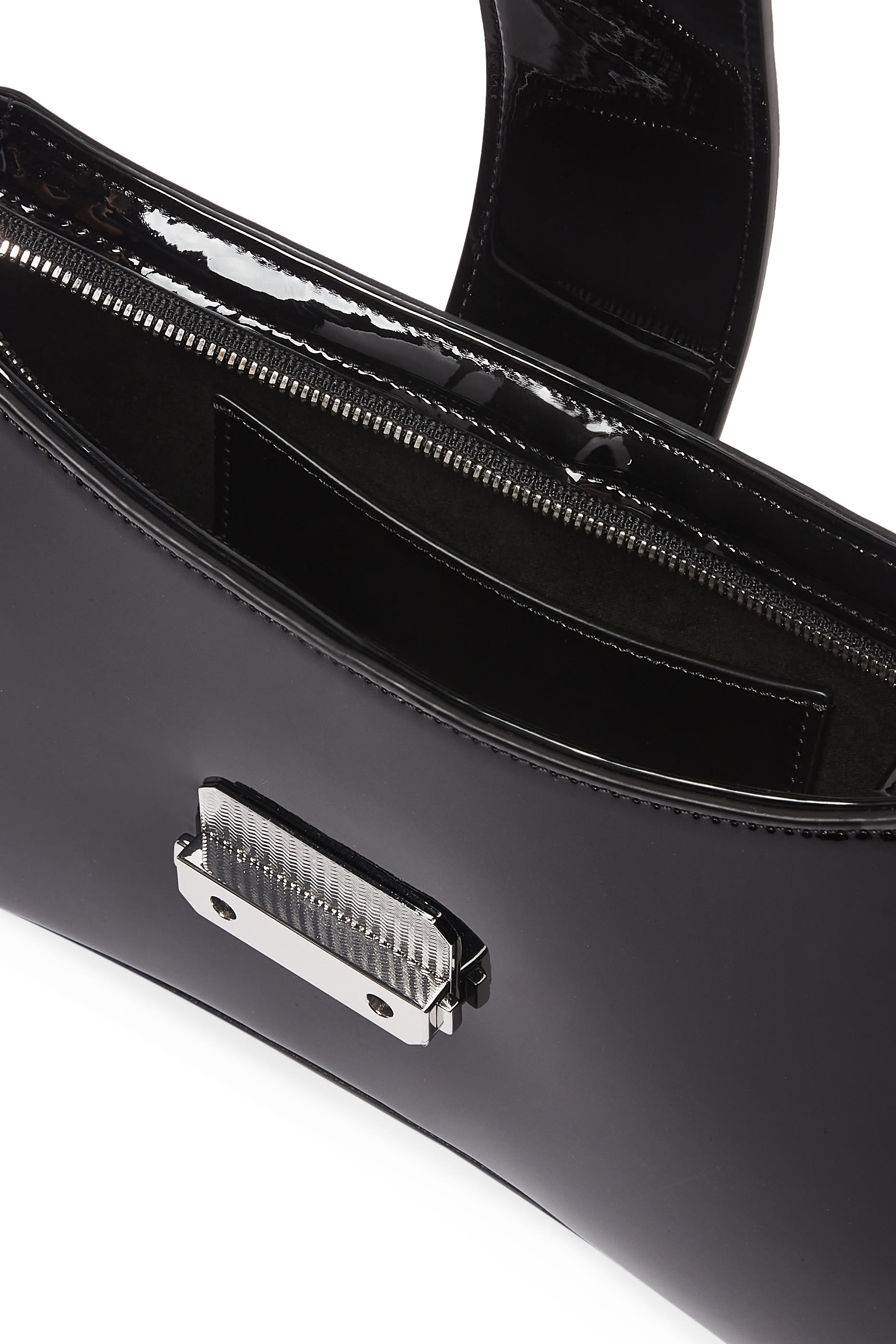 Logo Buckle Hobo Shoulder Bag