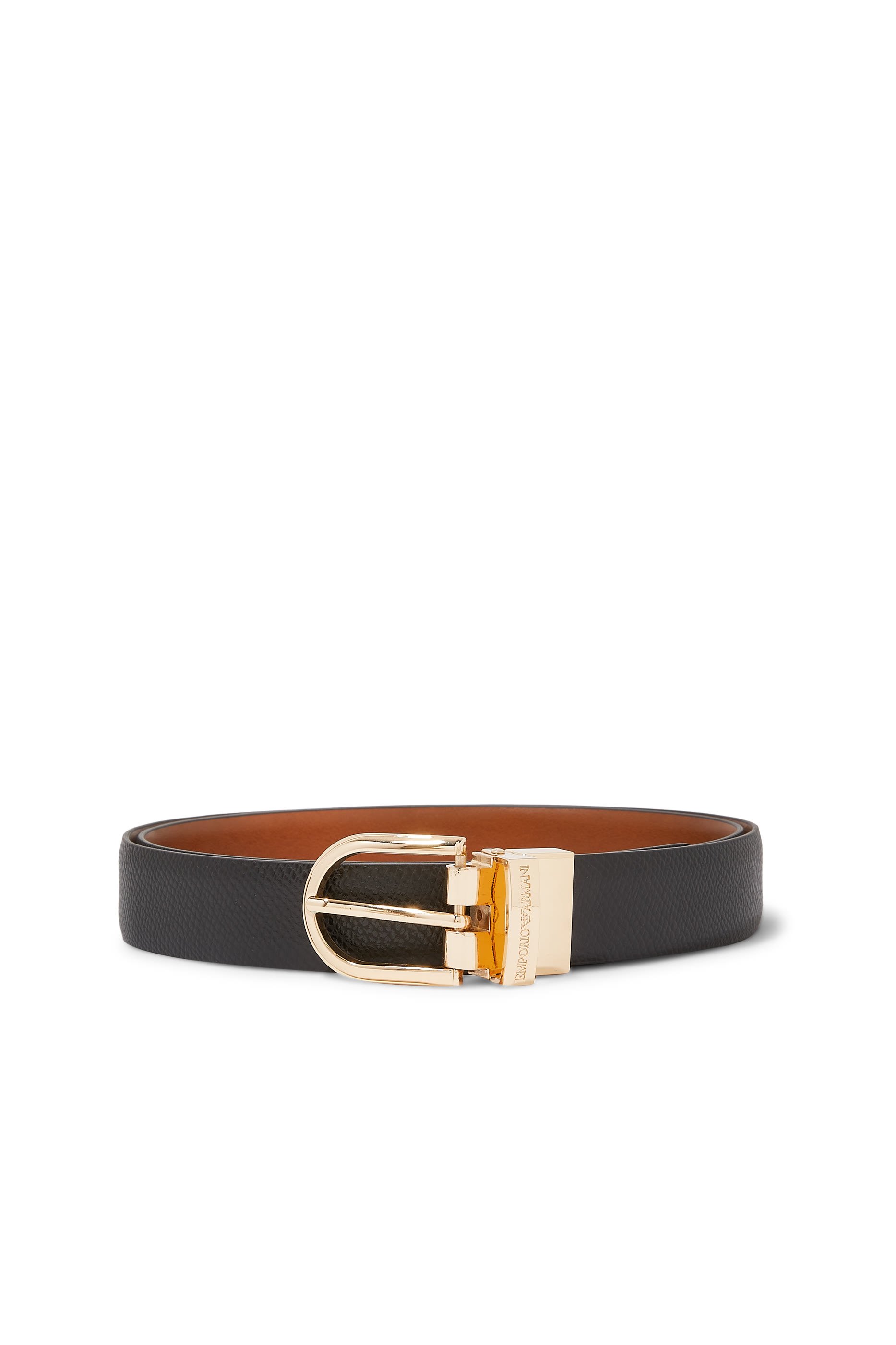 Logo Leather Belt