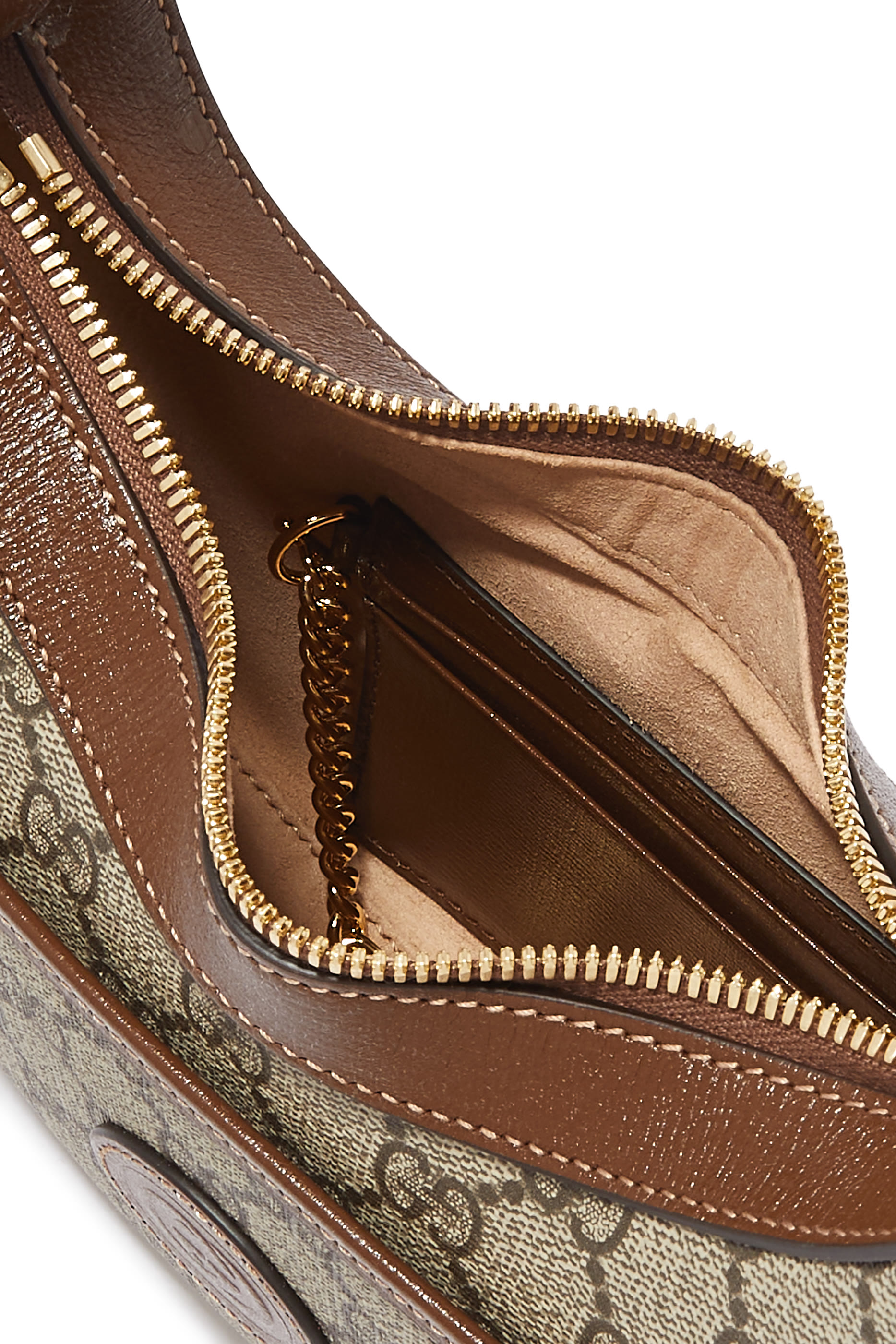 Half-Moon GG Supreme Canvas Mini Bag