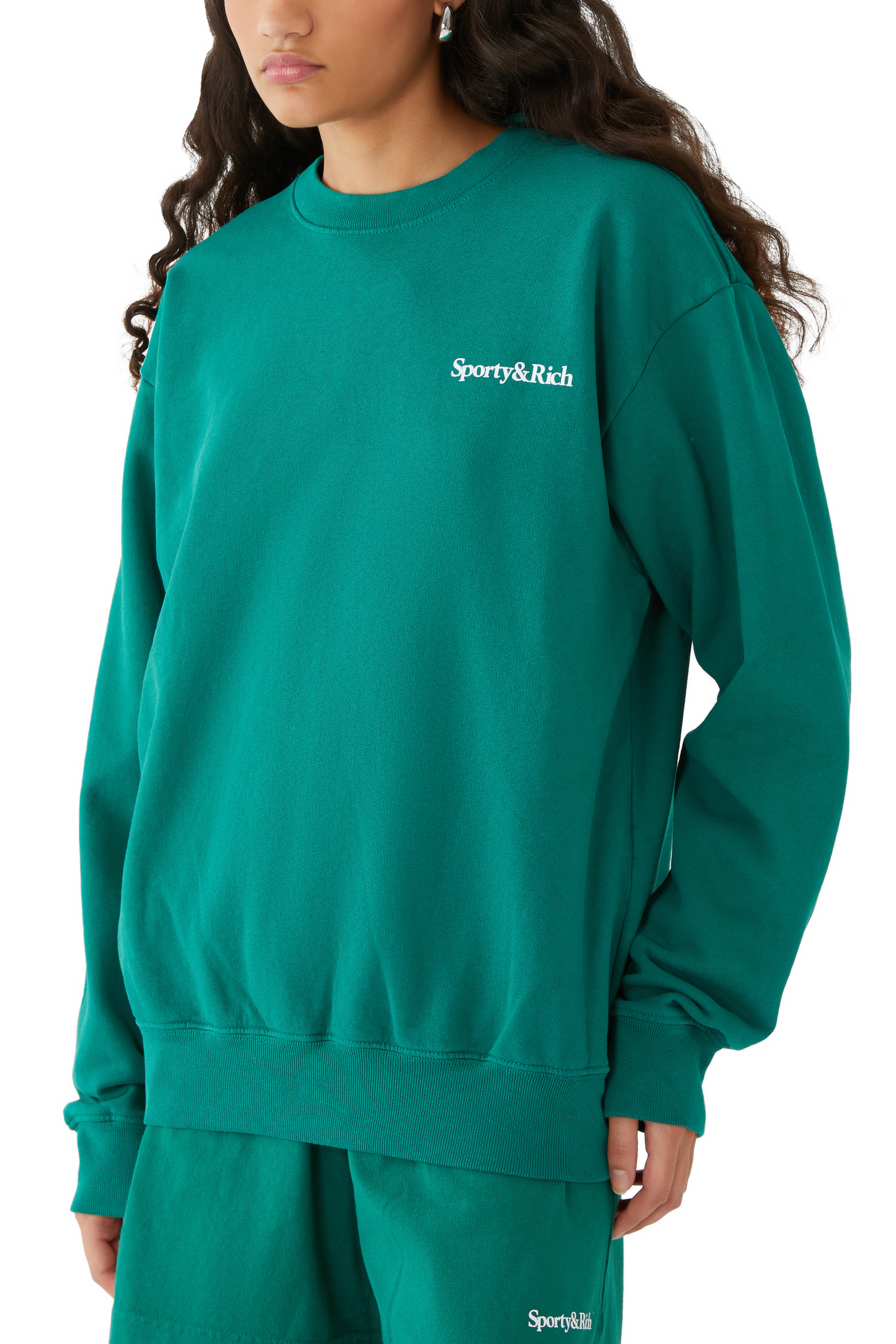 Health is Wealth Crew Neck Sweatshirt