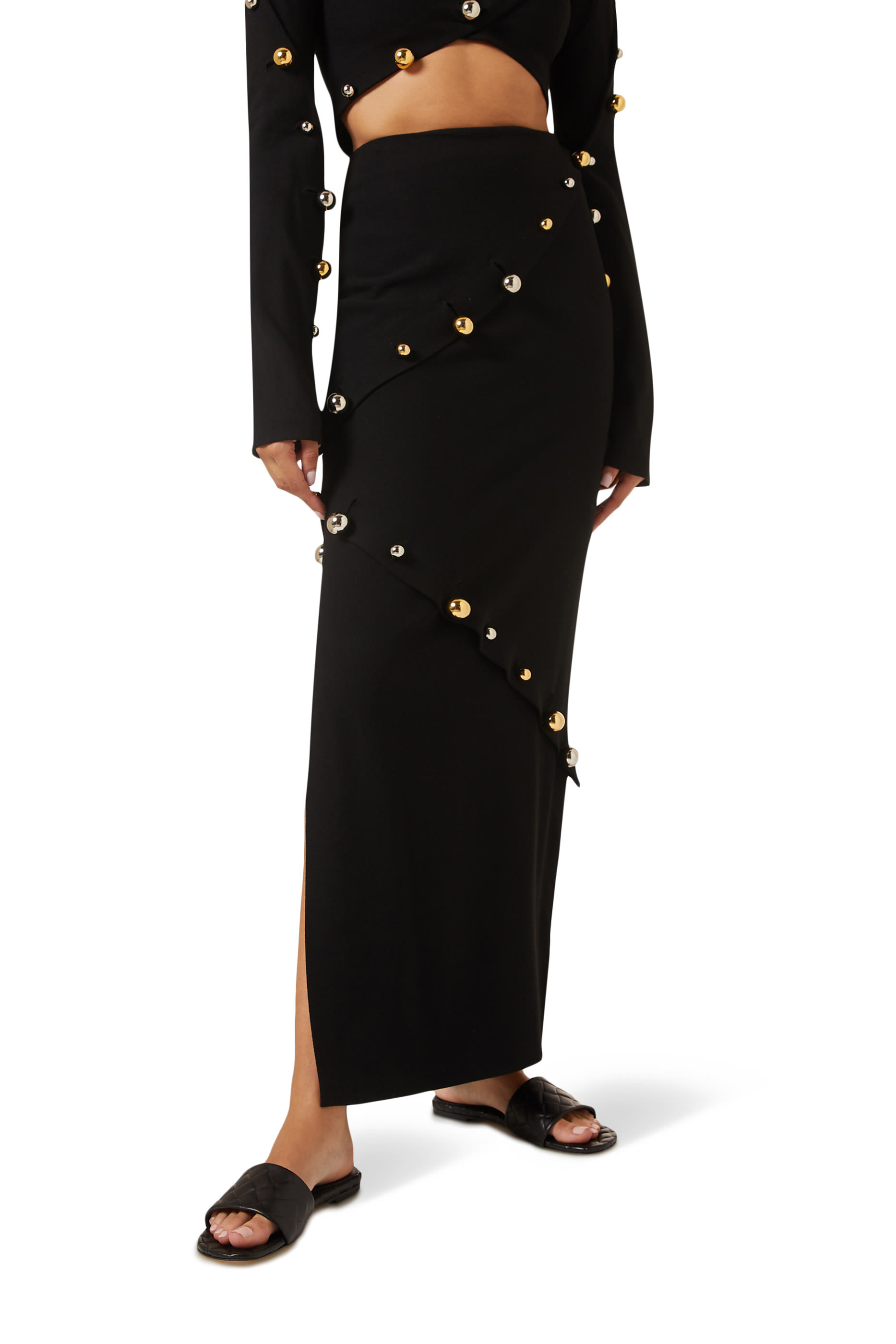 Amy Flat Leather Mules