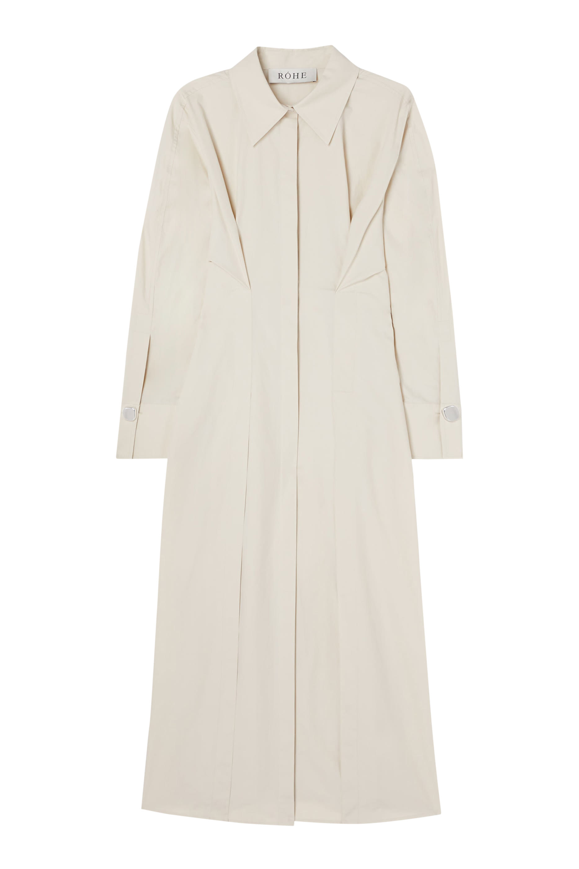 Waisted Poplin Dress