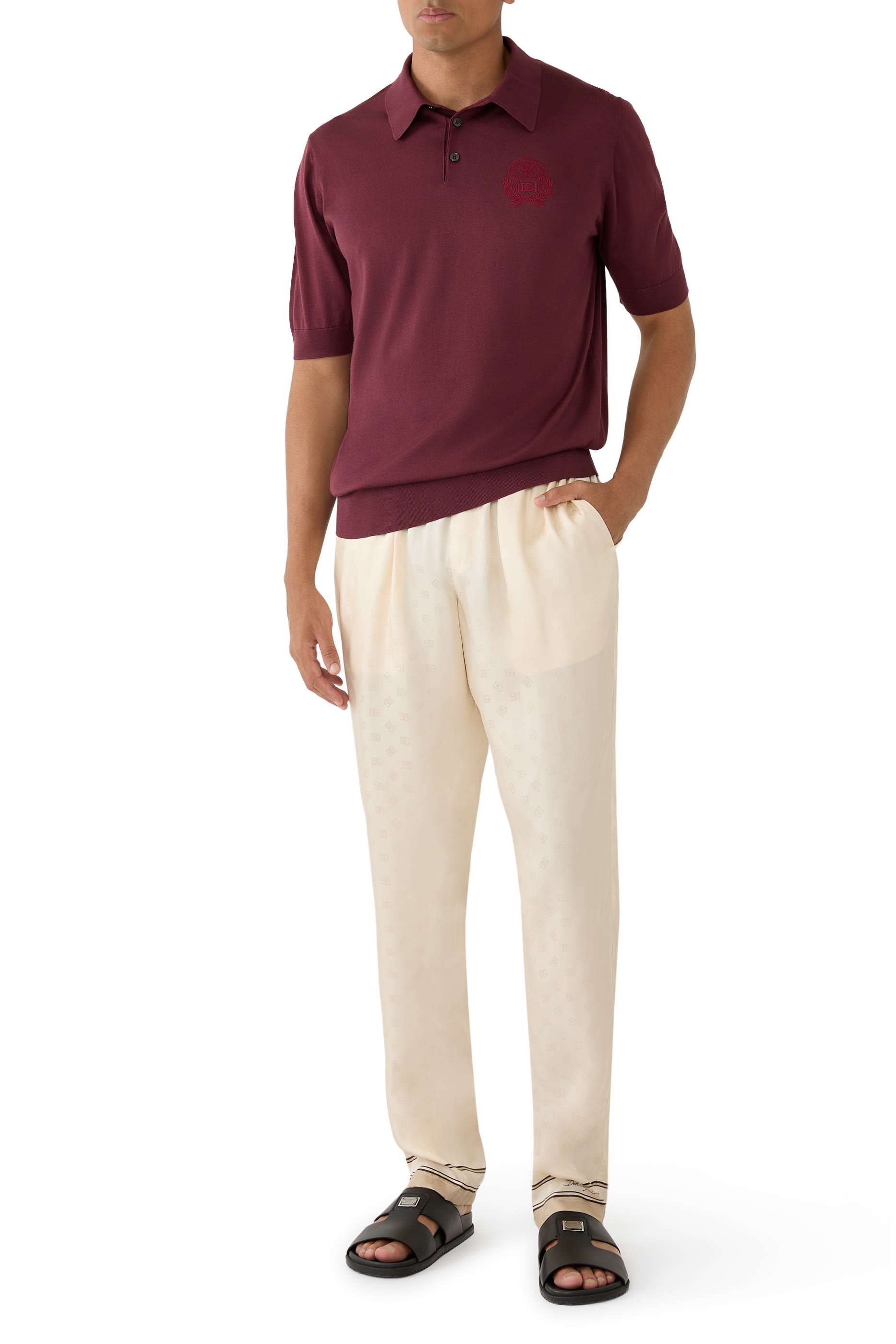 Logo Embroidered Polo Shirt