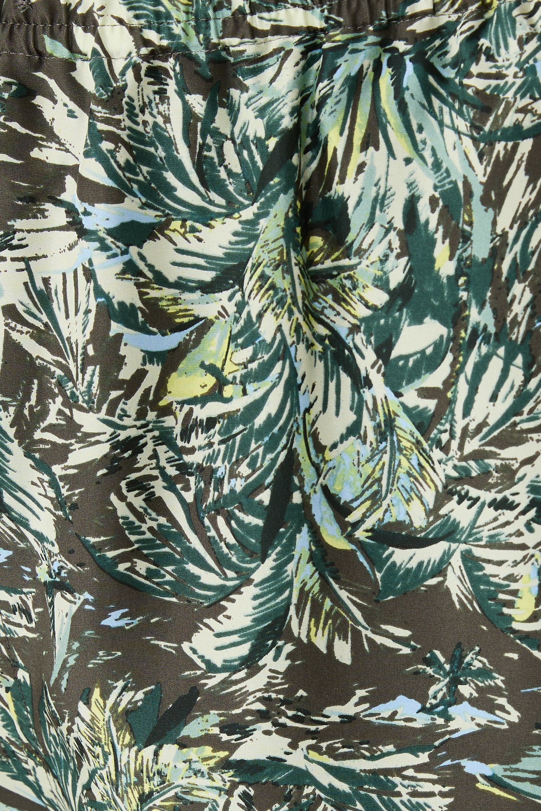 Printed Airy Silk Shorts
