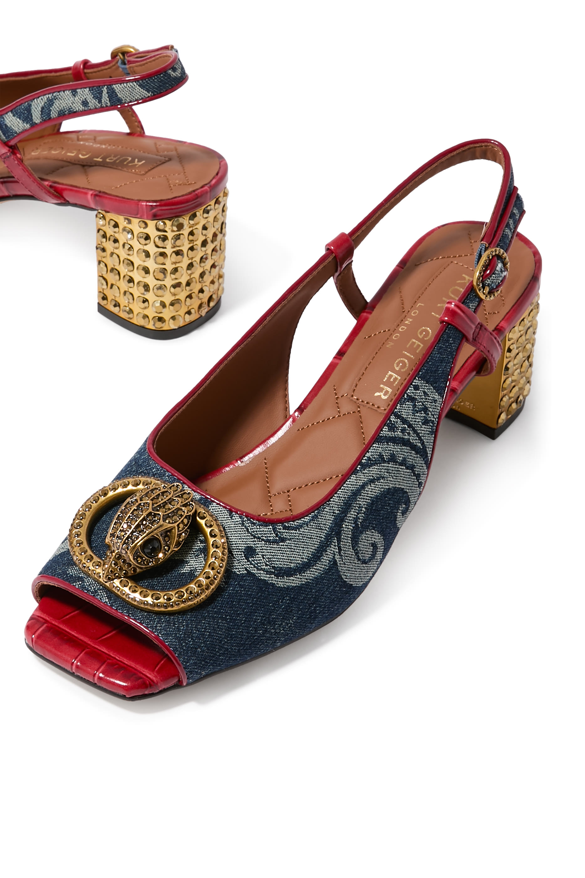 Chelsea Block Slingback 60 Heel