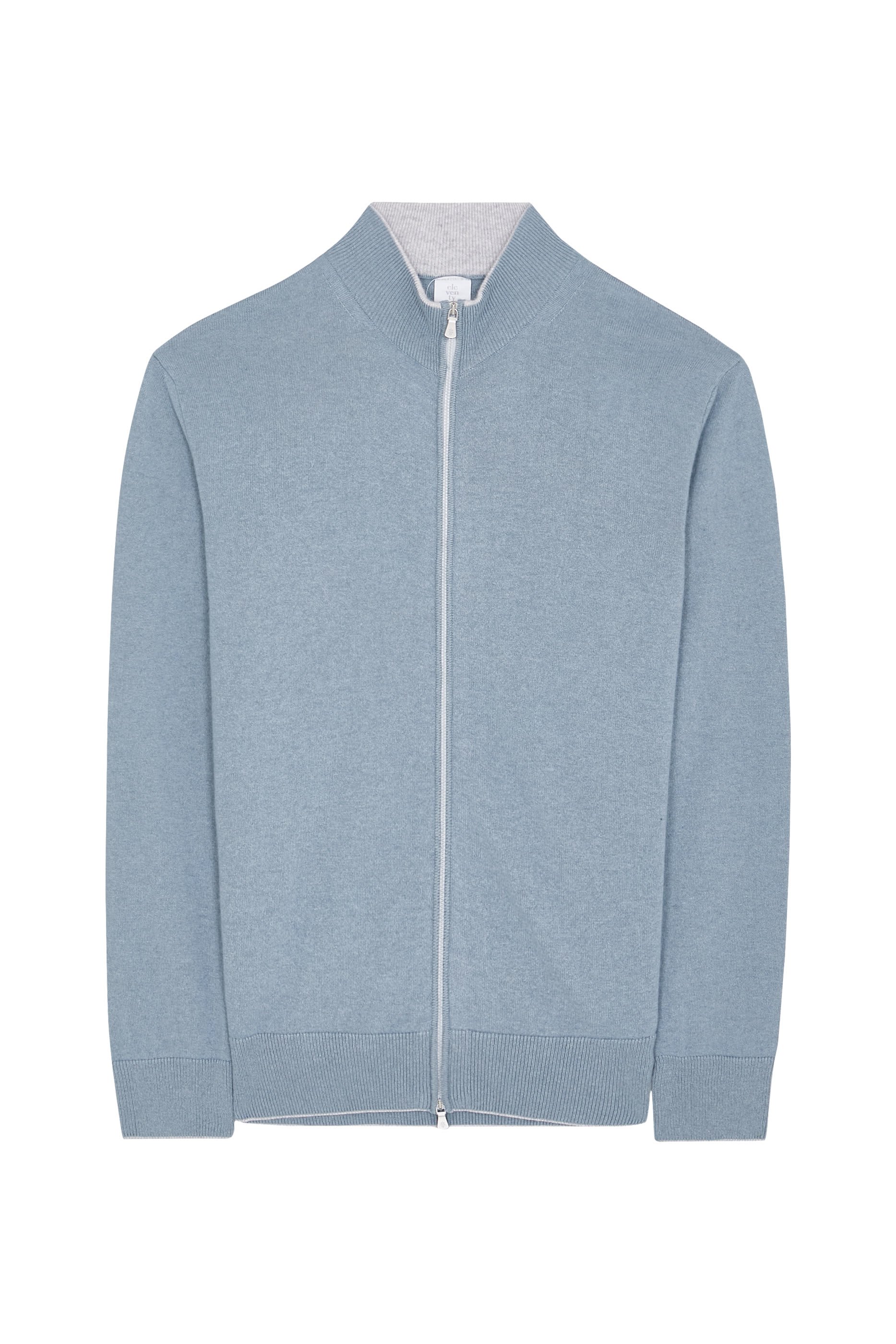 Cashmere Zip-Up Sweater