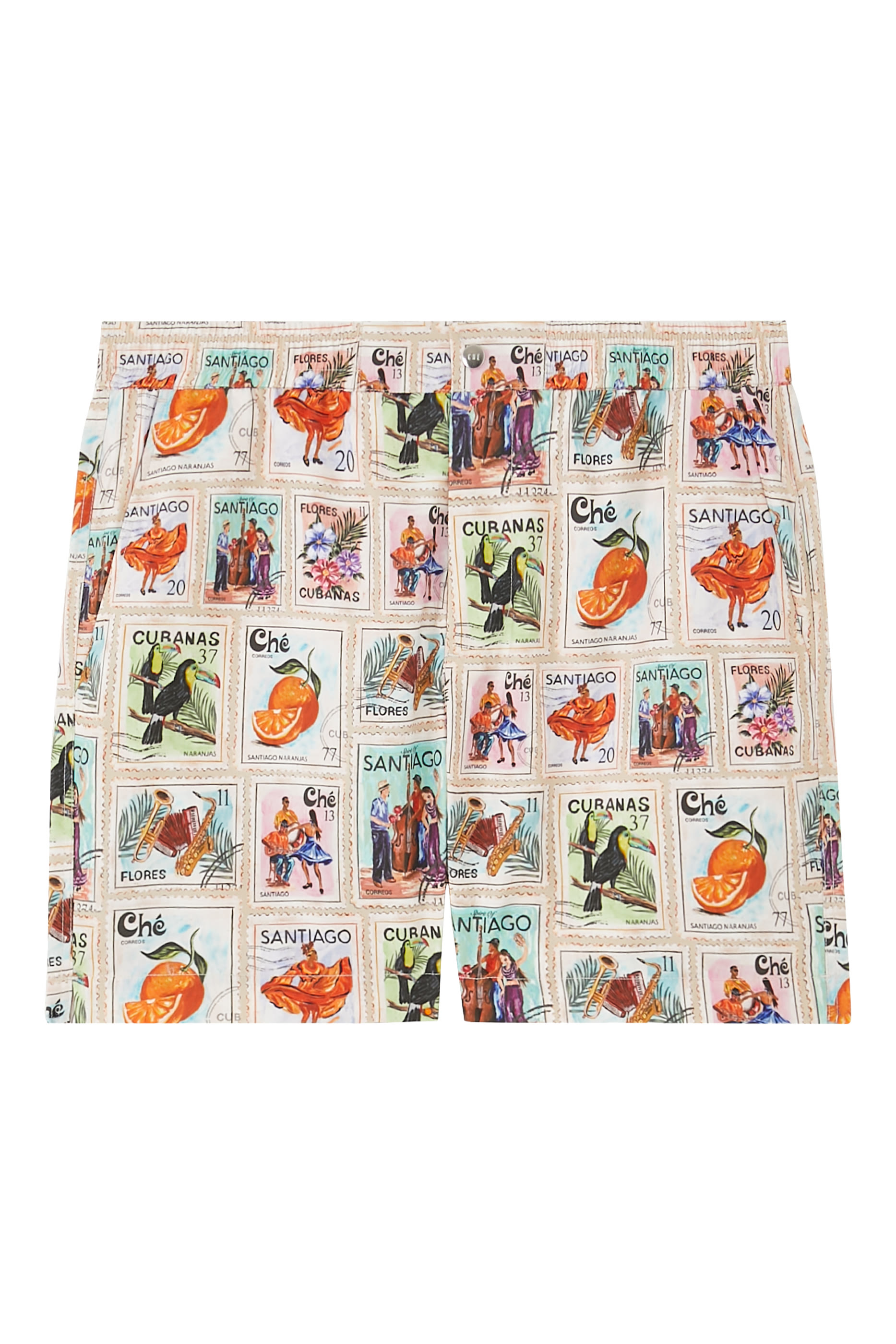 Estampillas Printed Swim Shorts