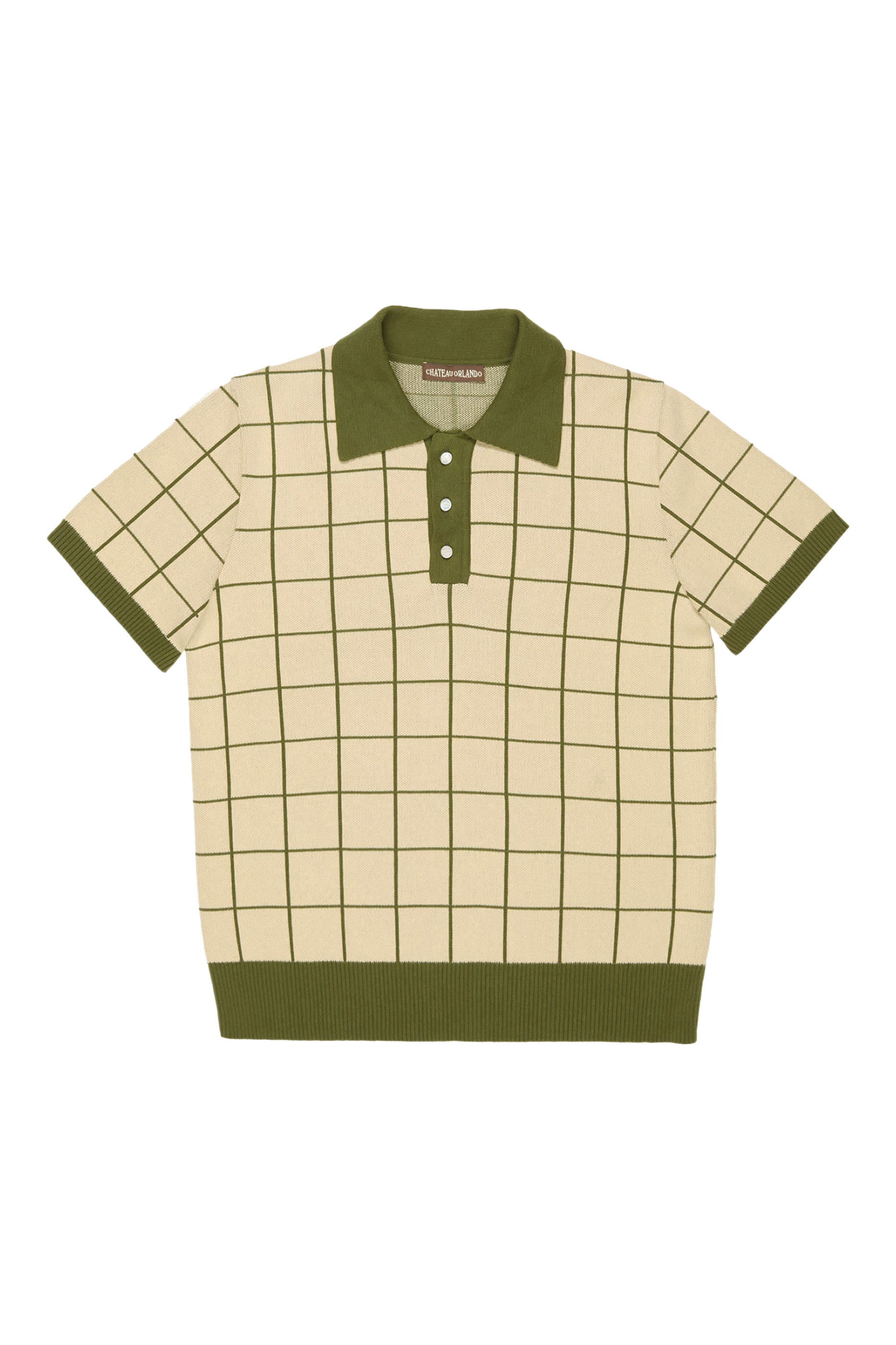 Windowpane Check Polo
