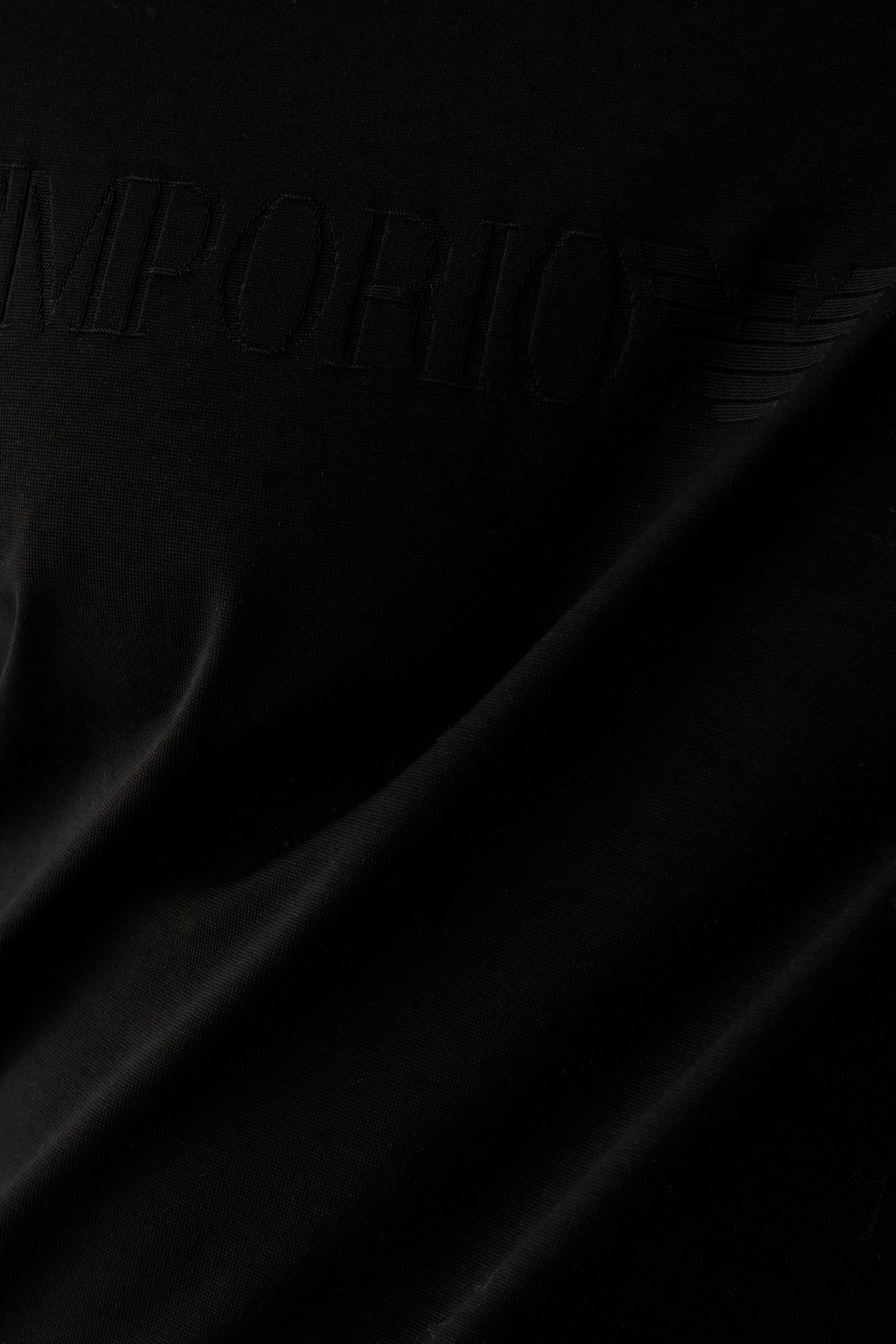 Jersey T-shirt with Jacquard Logo