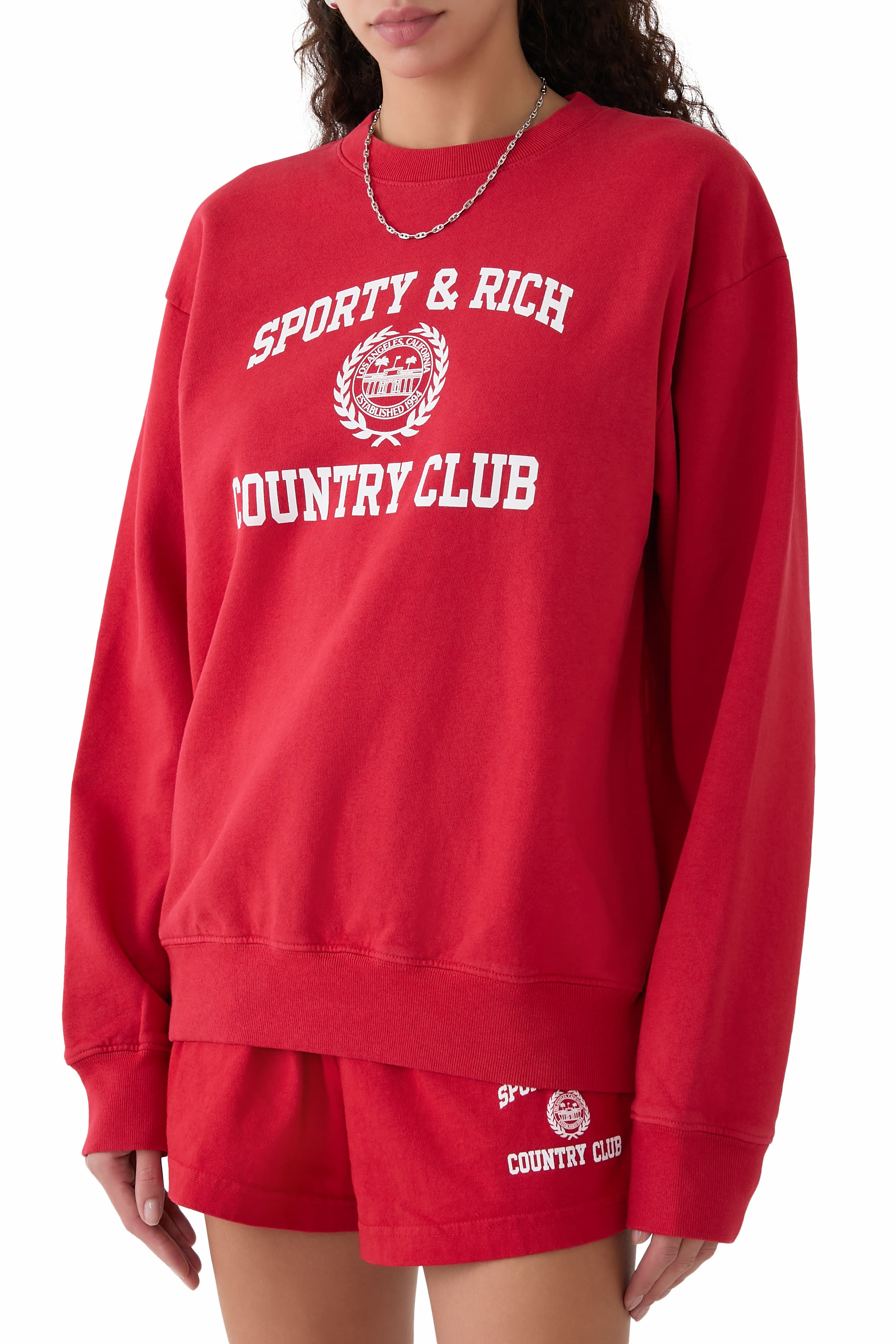 Varsity Crest Crewneck Sweatshirt