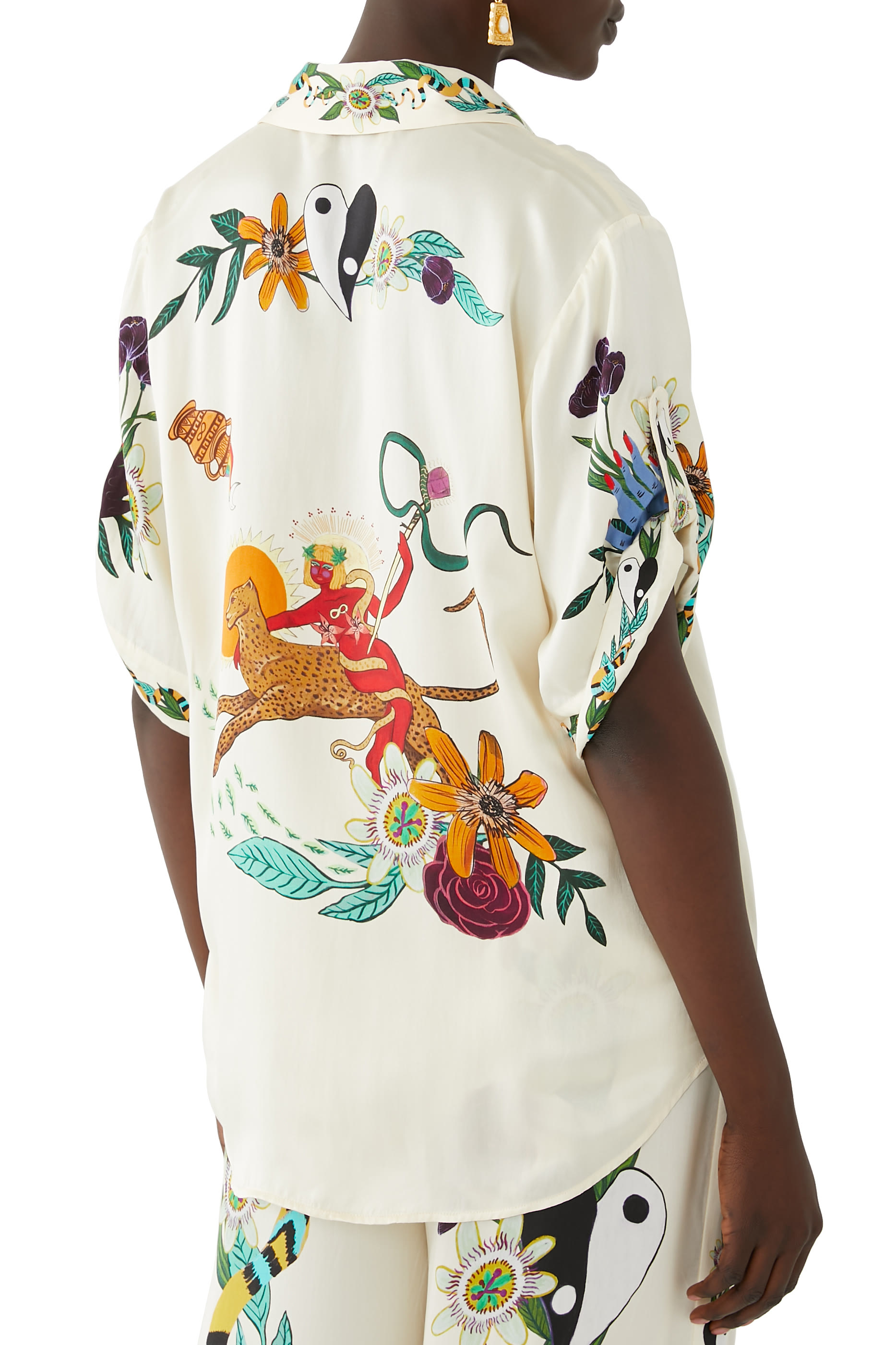 Meagan Oversized Silk Shirt