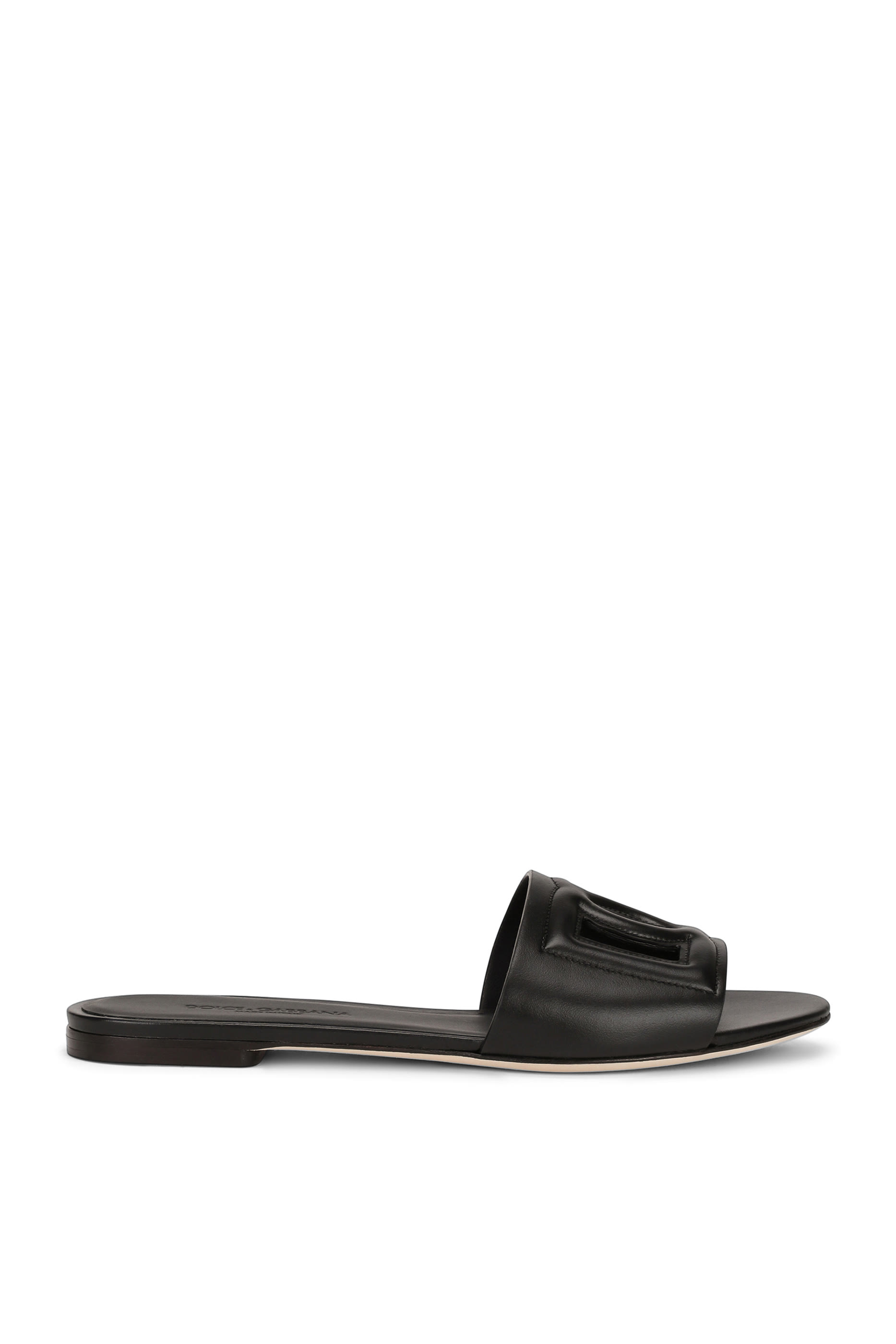 DG Logo Calfskin Slides