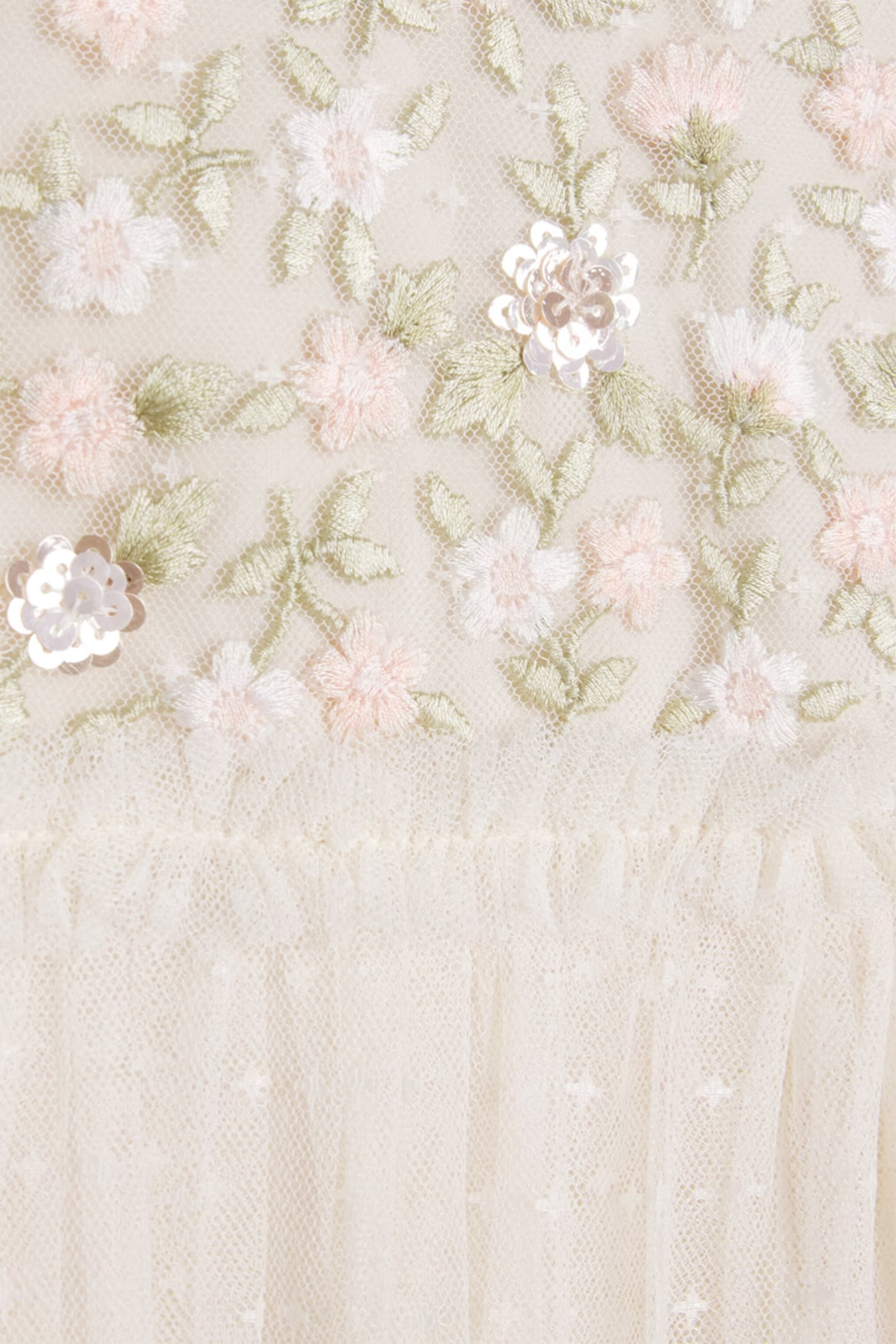 Kids Tulle Meadow Ditsy Dress