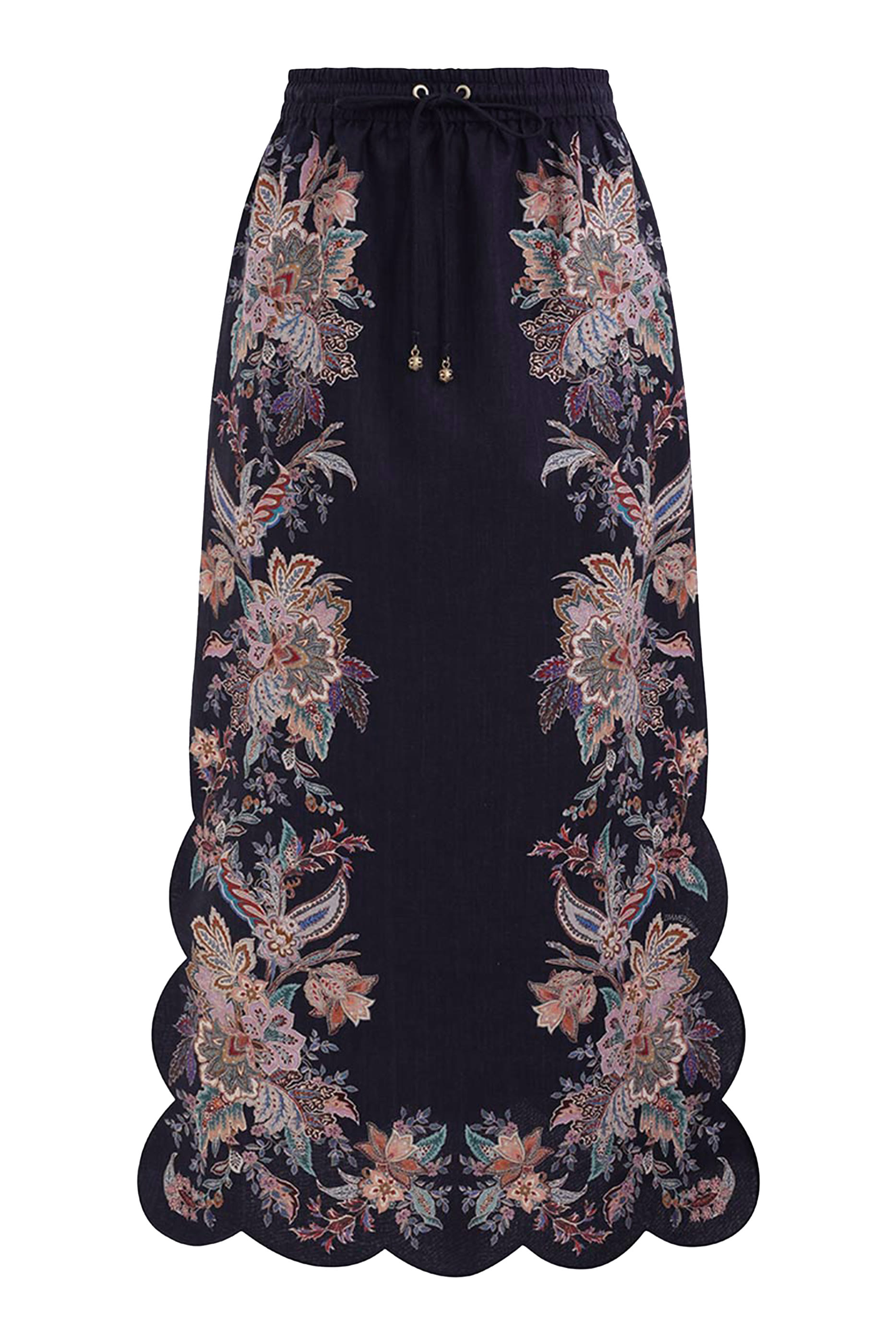 Rhiannon Scallop Midi Skirt