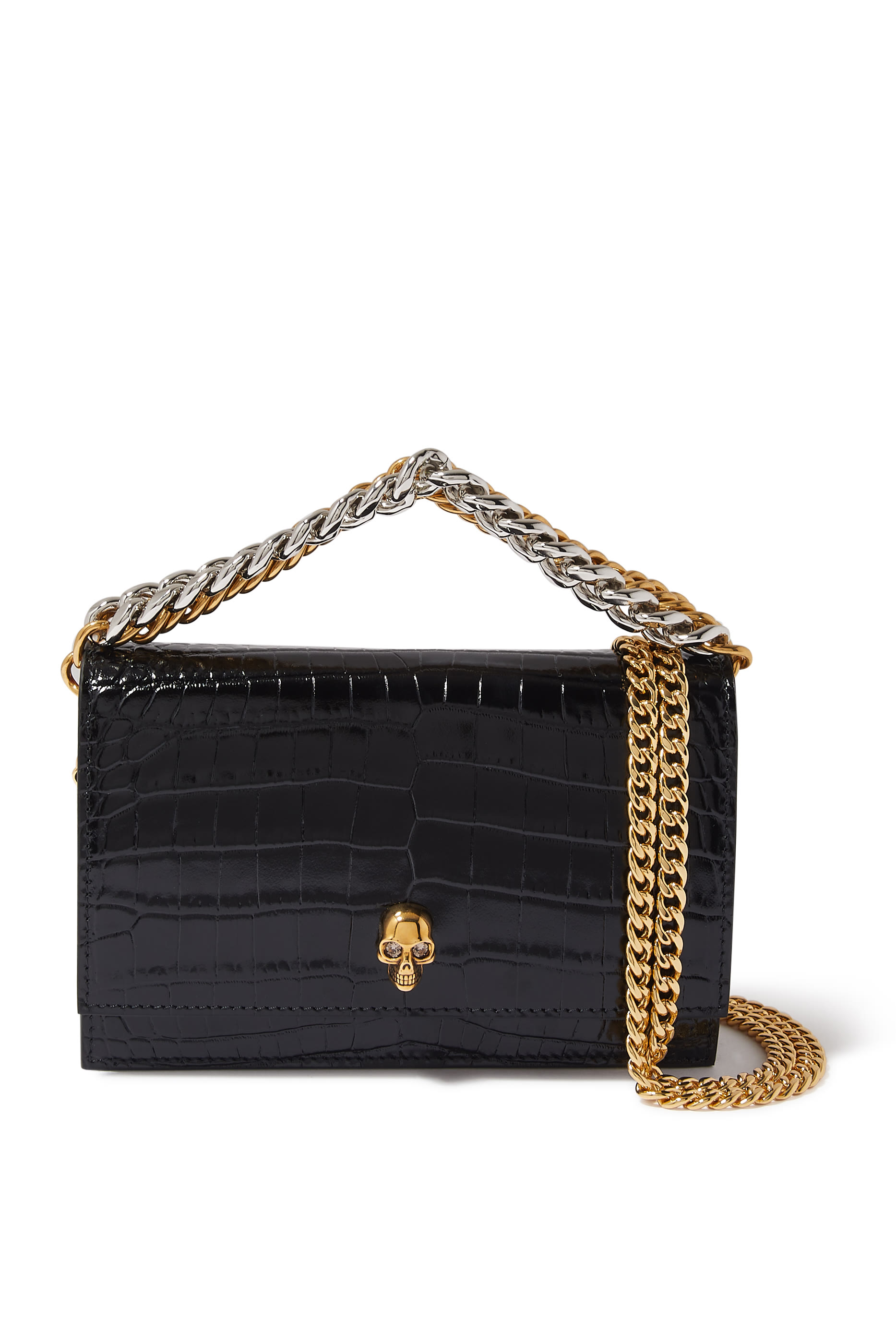 Small Skull Bag with Chain