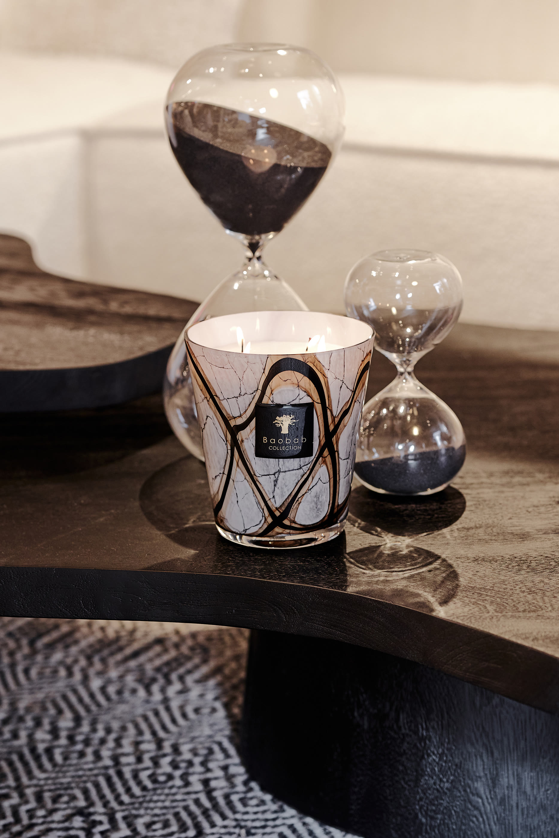Max 10 Stones Marble Candle