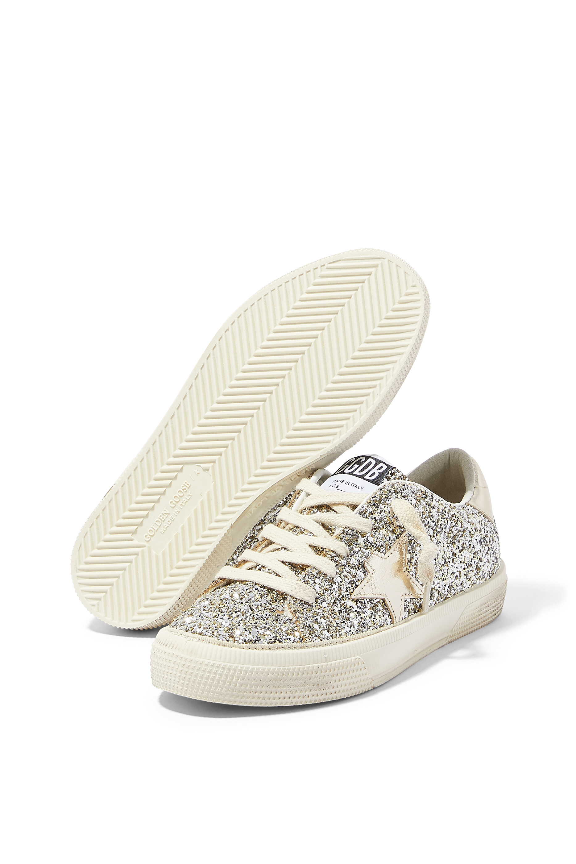 Kids May Young Glitter Sneakers