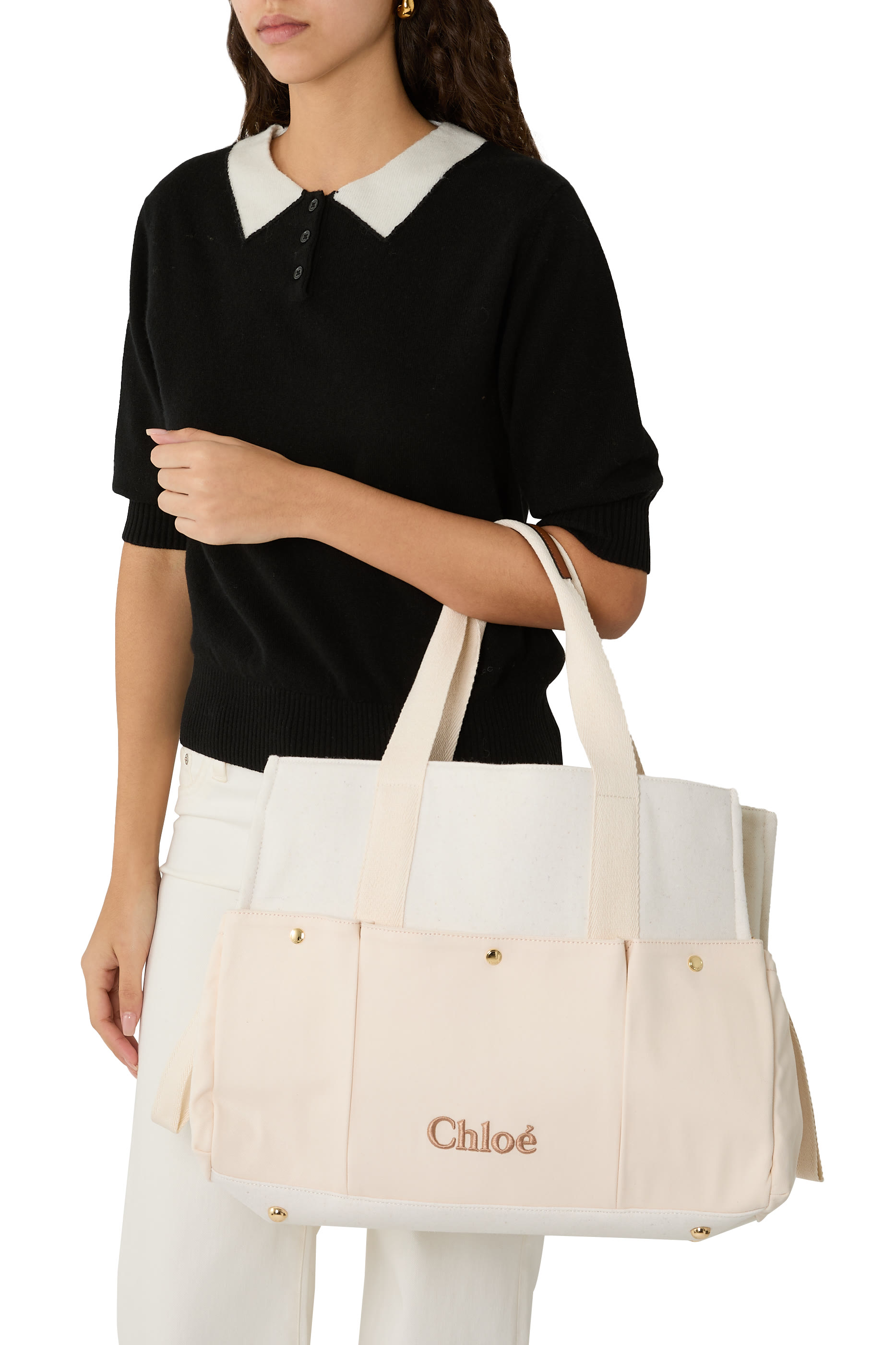 Kids Logo-Embroidered Changing Bag