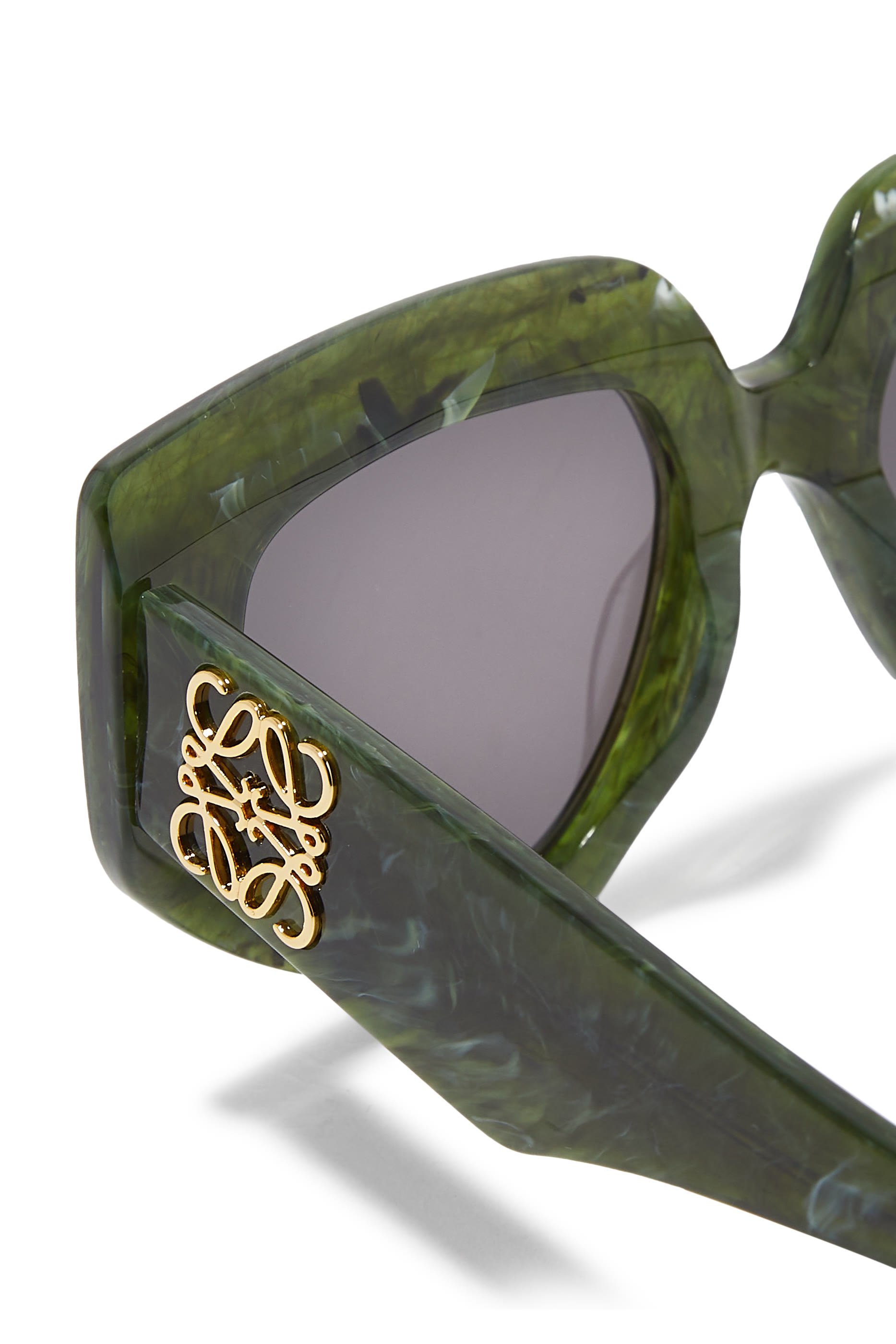 Screen Anagram Rectangular Sunglasses