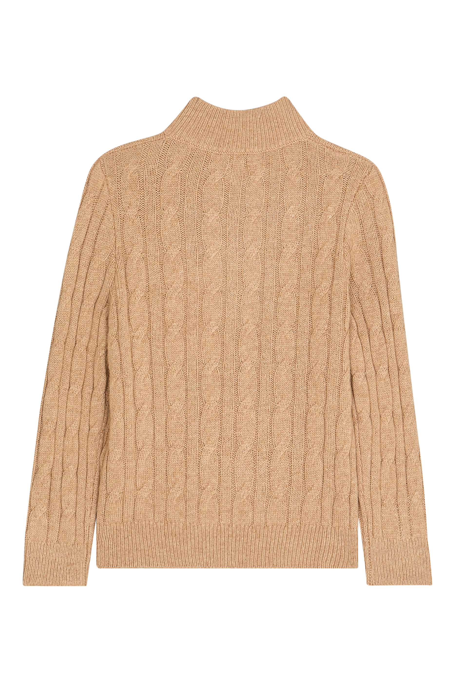 Kids Clovelly Cable Knit Half Zip Jumper