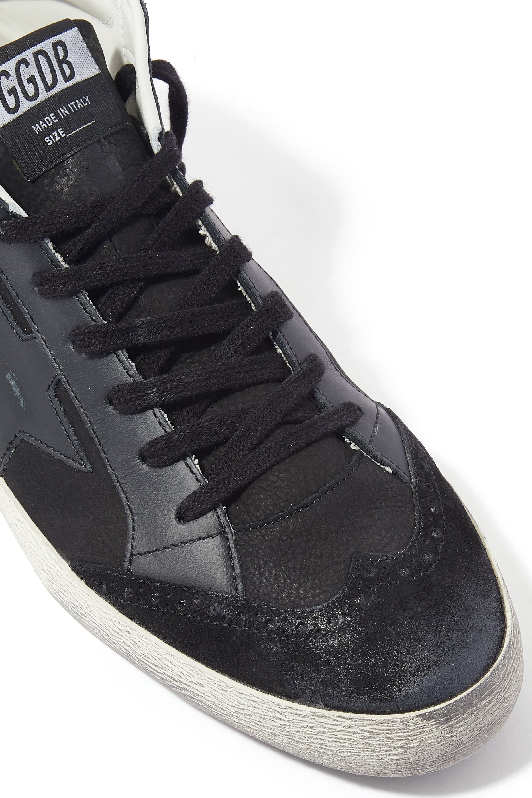 Mid Star Leather Sneakers