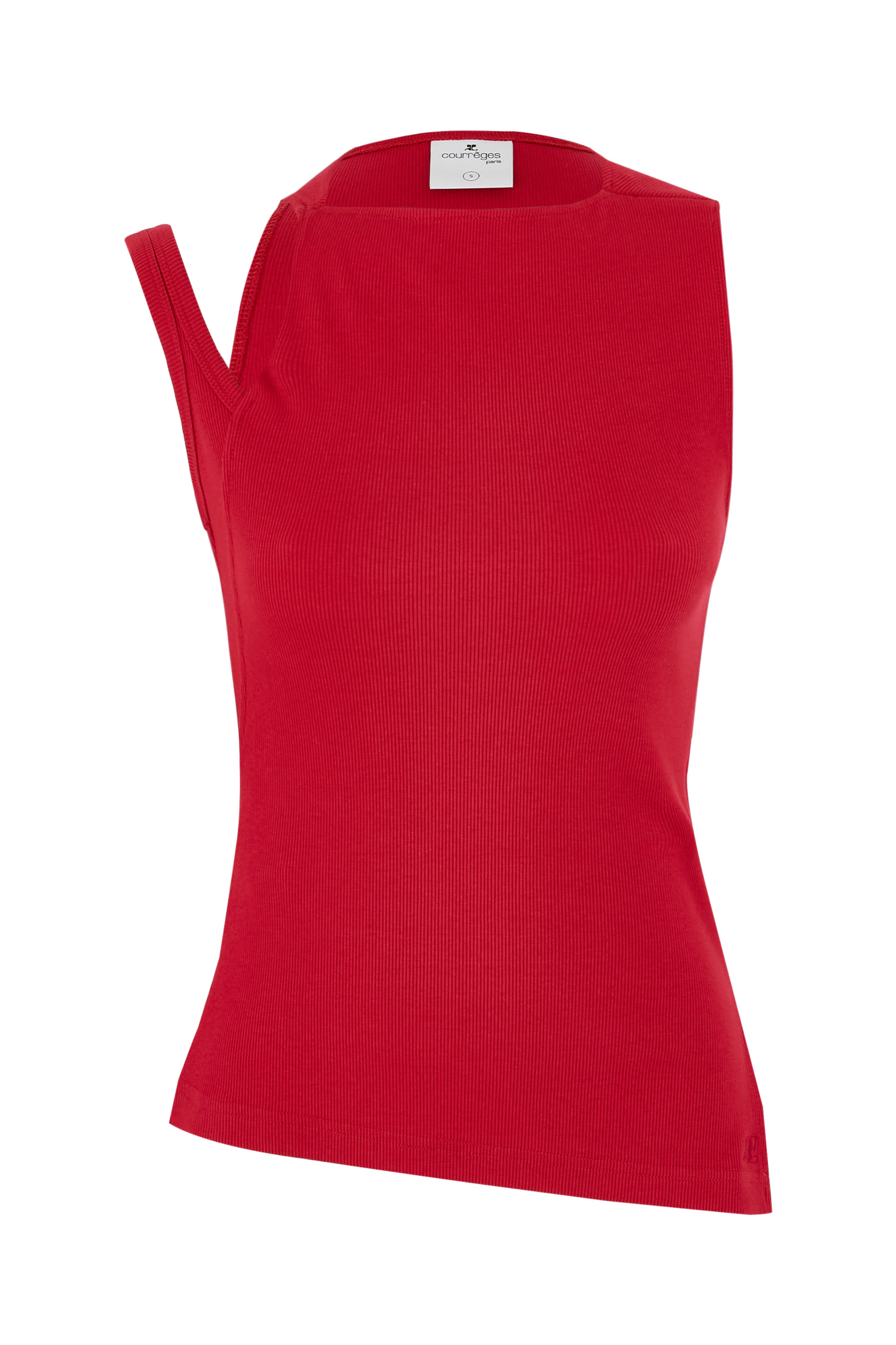 Oblique 90’s Rib Top