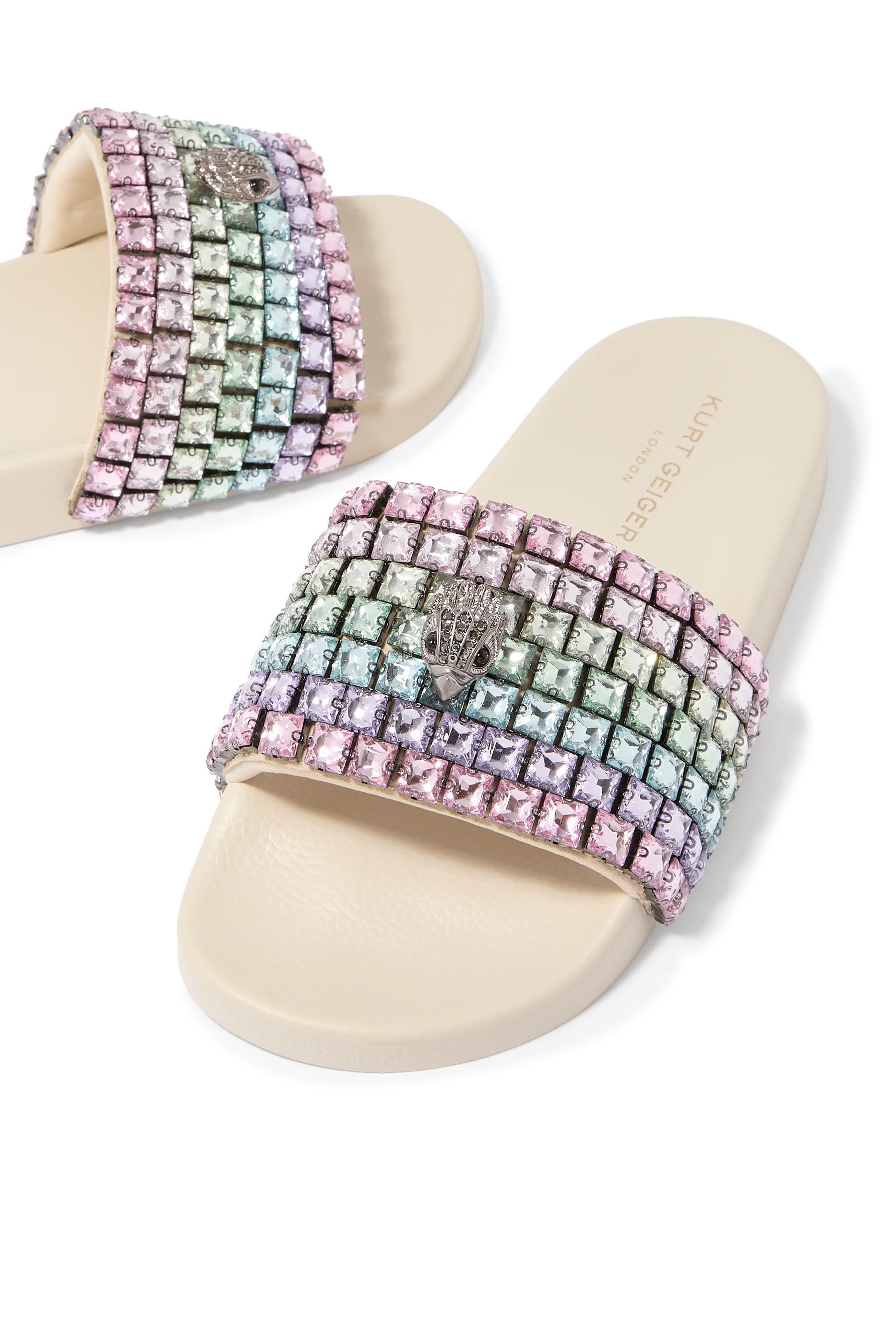 Meena Eagle Jewel Slides